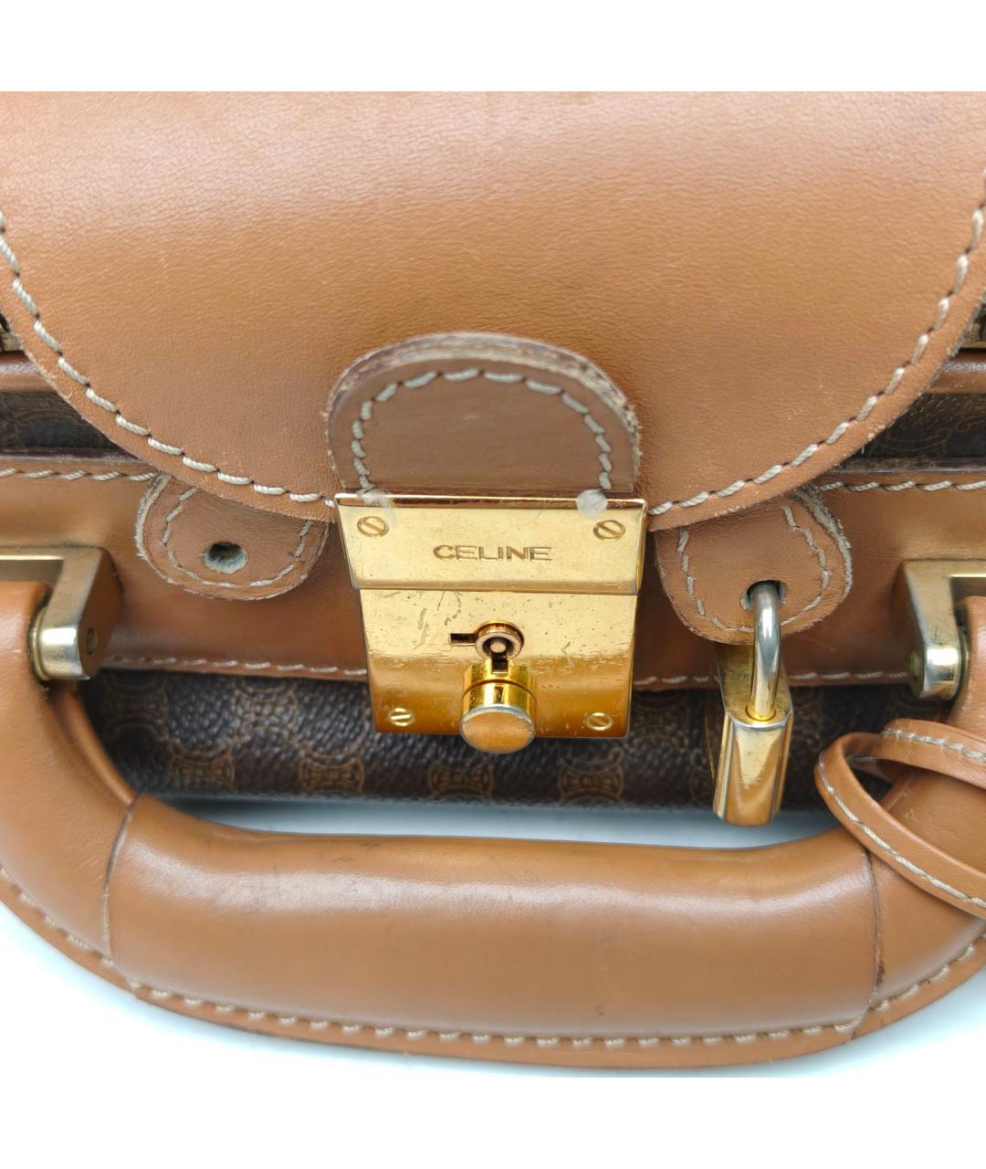 CELINE Коричневая дорожная/спортивная сумка, фото 8
