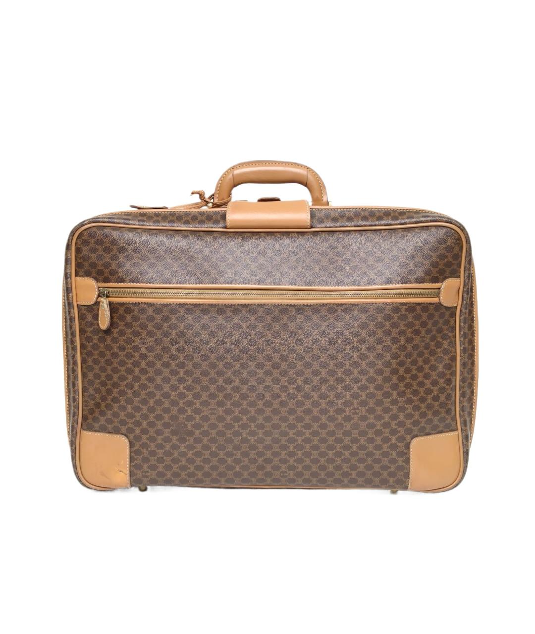 CELINE Коричневая дорожная/спортивная сумка, фото 10