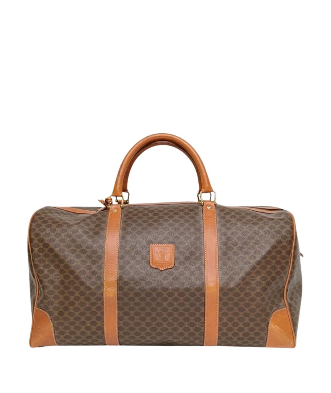 CELINE Коричневая дорожная/спортивная сумка, фото 1