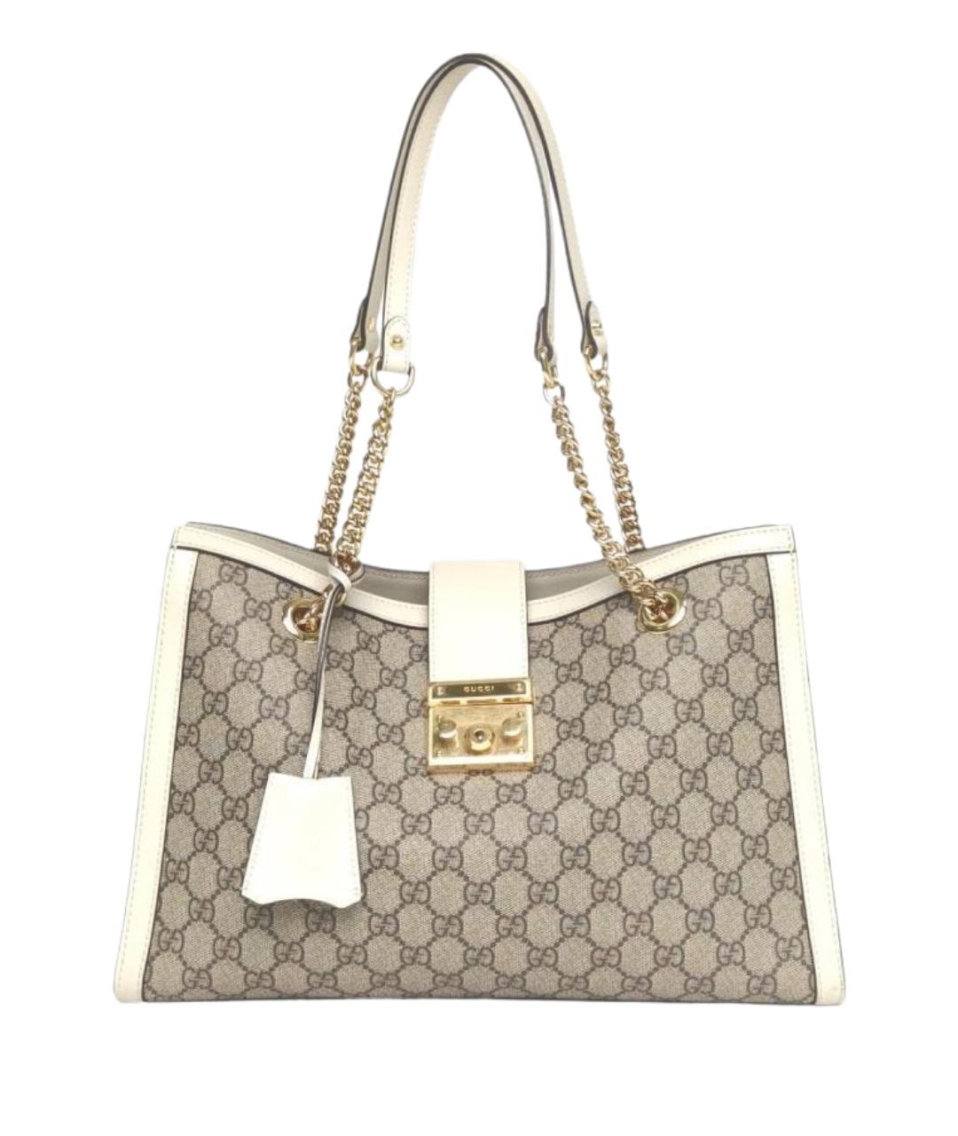 GUCCI Бежевая сумка через плечо, фото 1