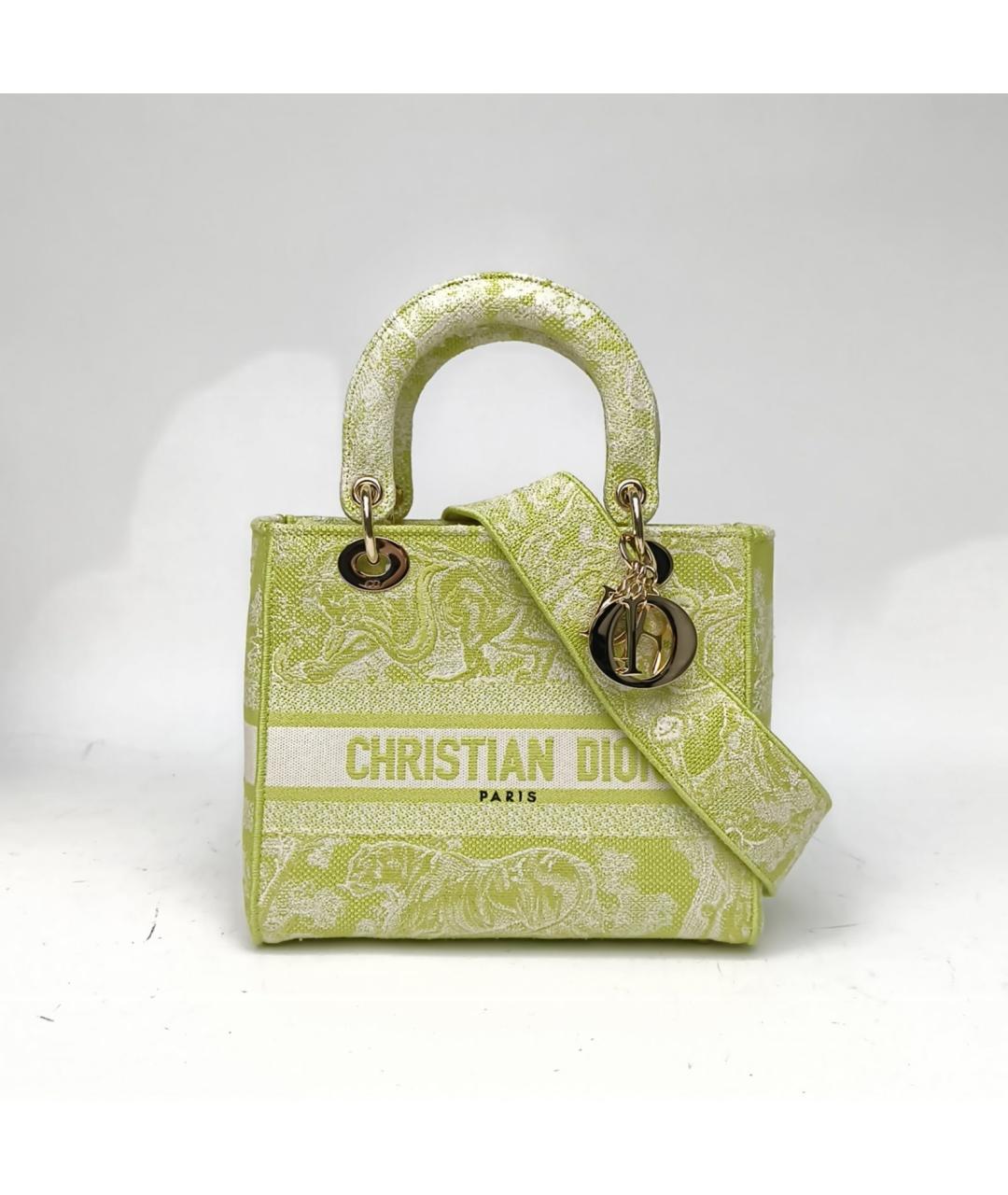 CHRISTIAN DIOR Зеленая сумка через плечо, фото 2