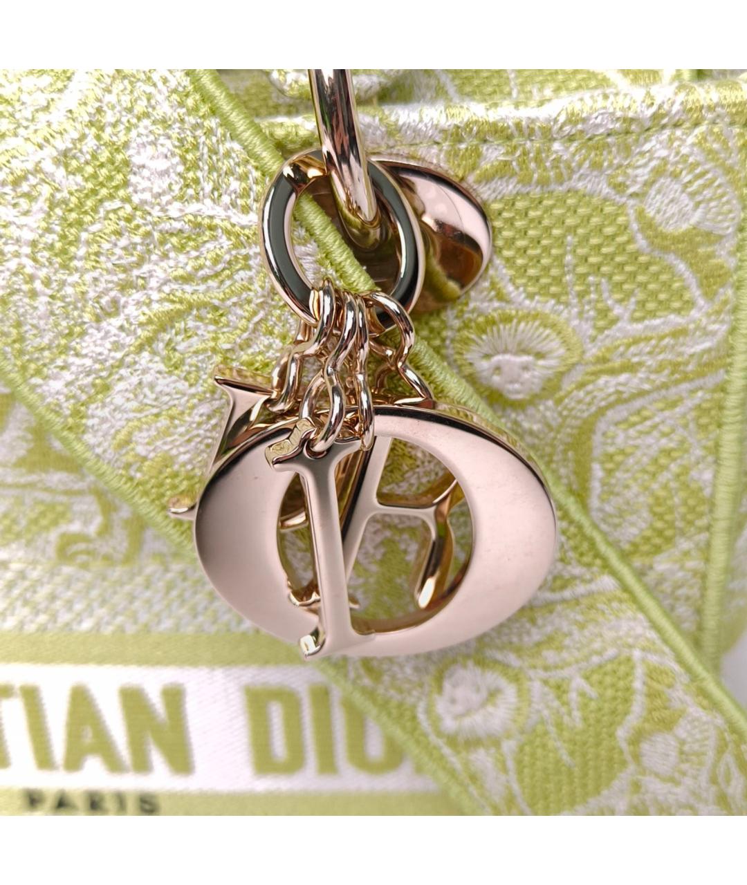 CHRISTIAN DIOR Зеленая сумка через плечо, фото 7