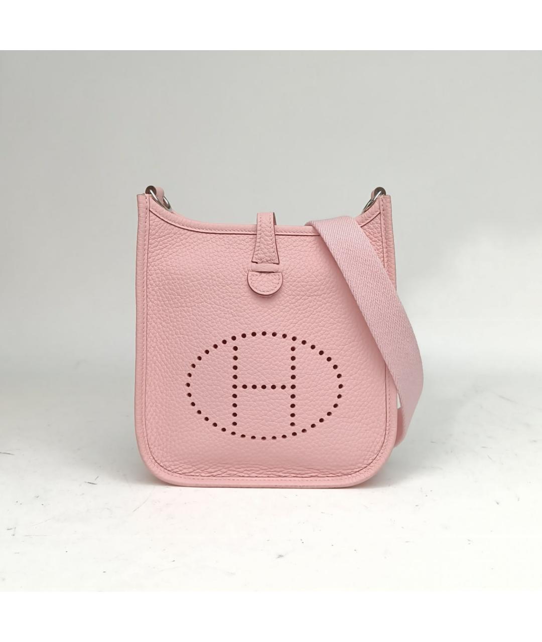 HERMES Розовая сумка через плечо, фото 2