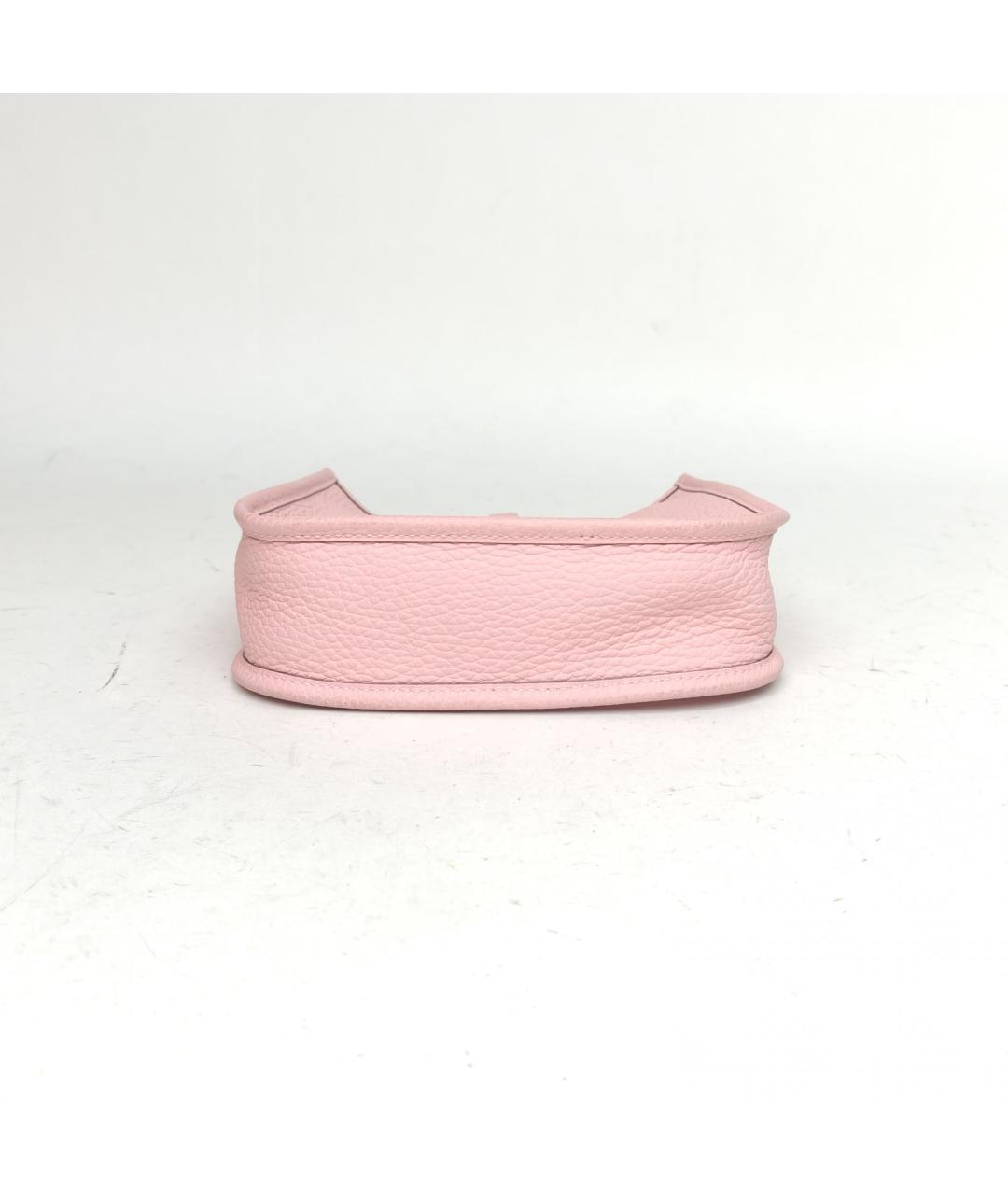 HERMES Розовая сумка через плечо, фото 6