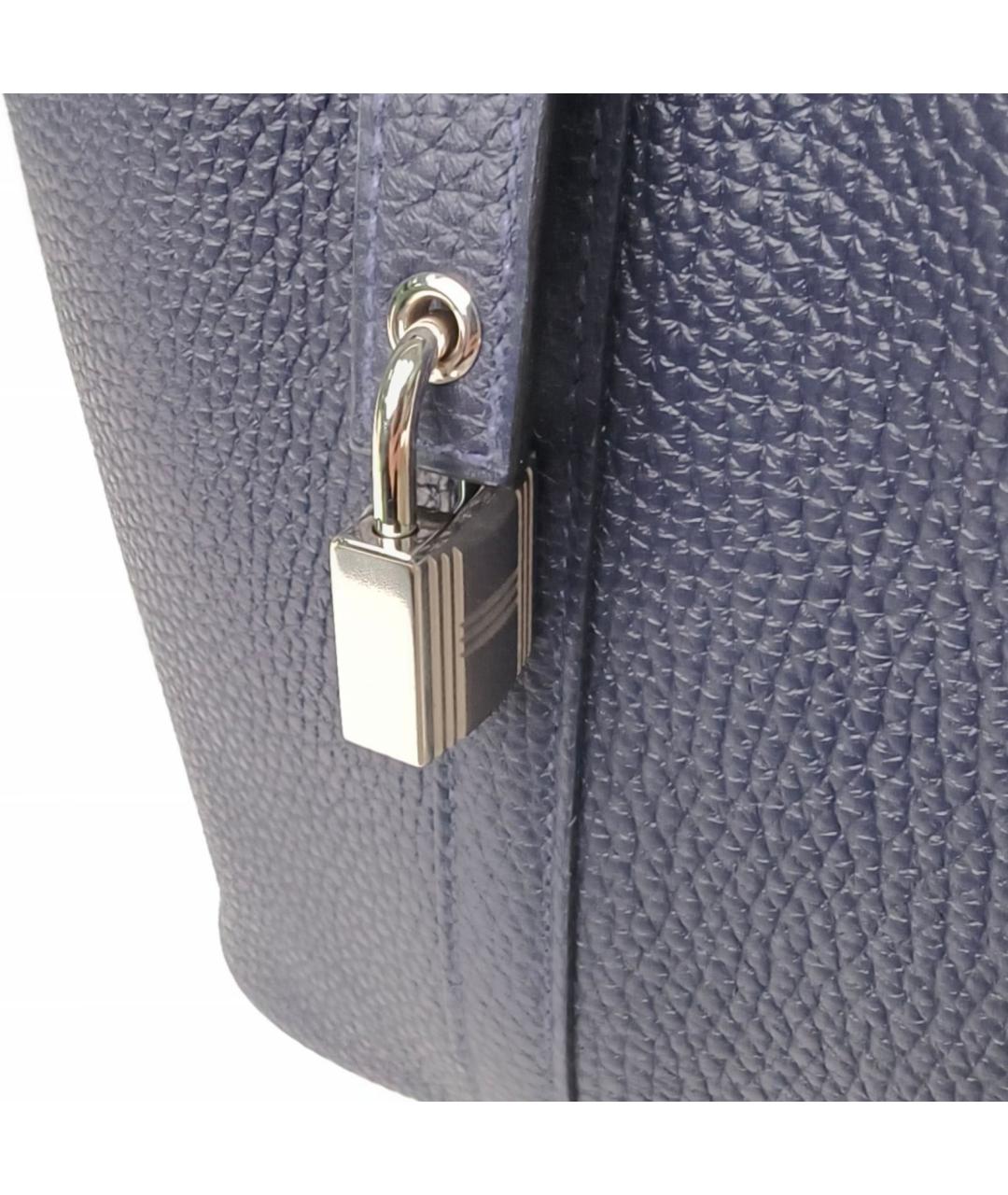 HERMES Черная сумка с короткими ручками, фото 7