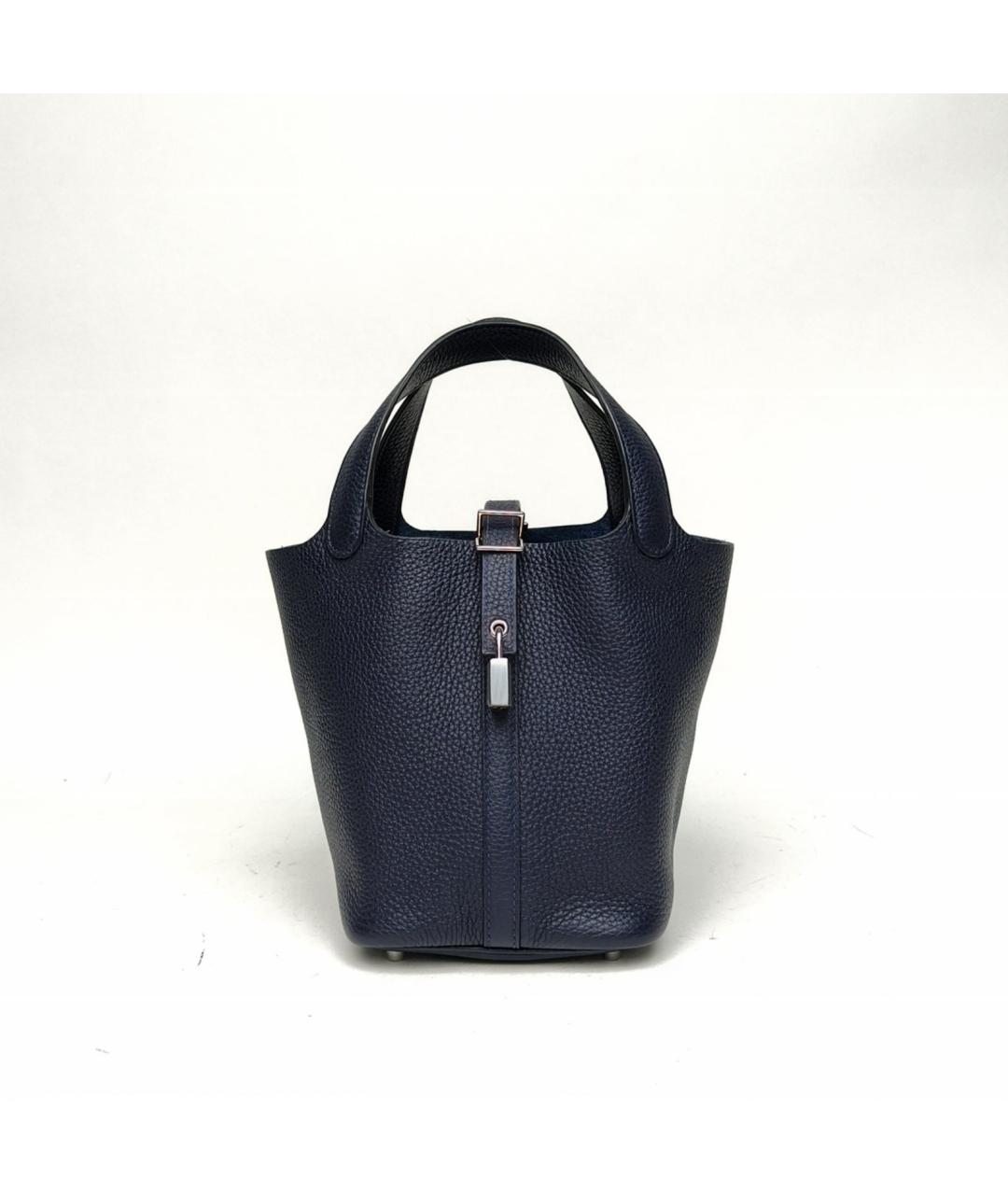 HERMES Черная сумка с короткими ручками, фото 2