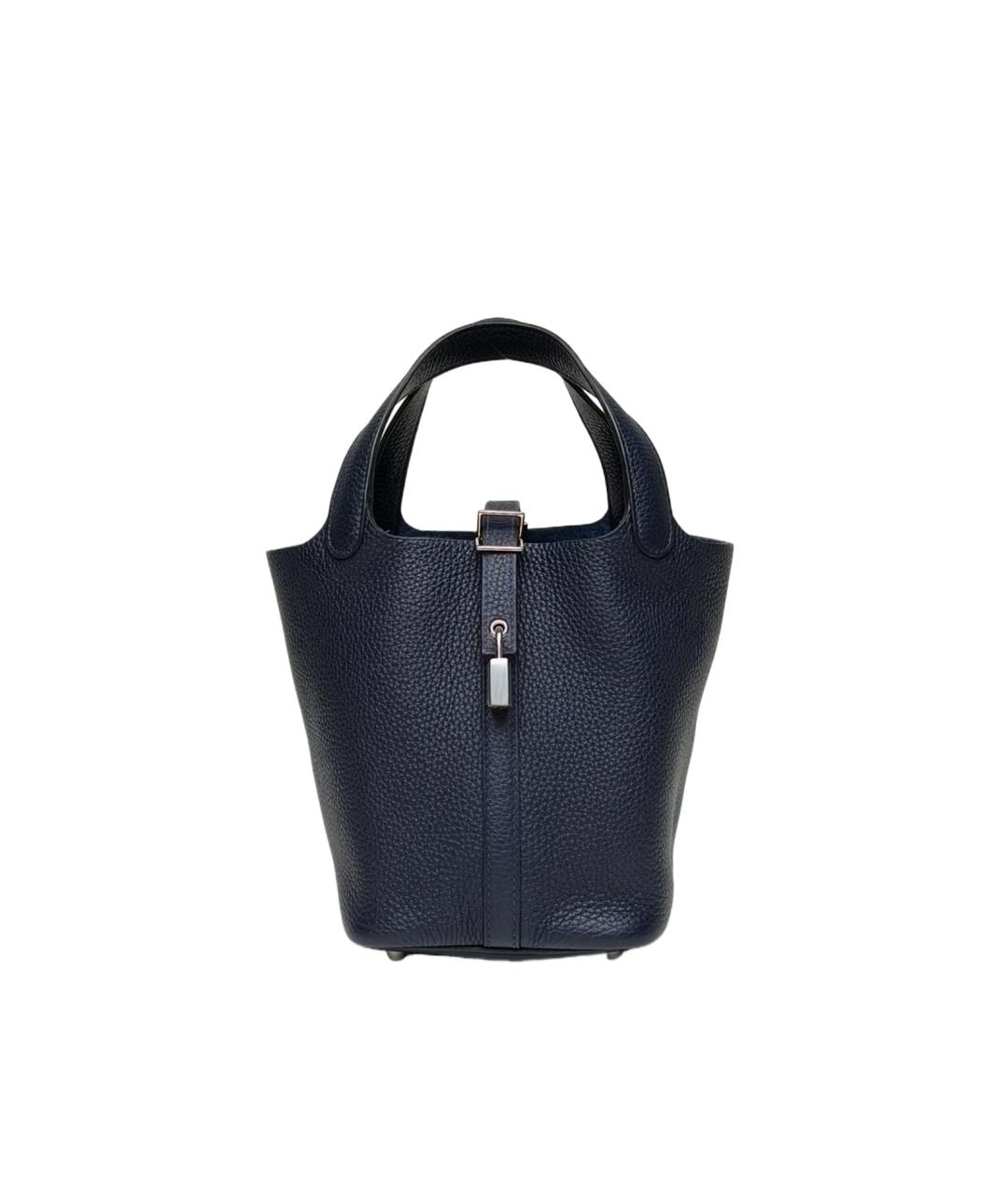 HERMES Черная сумка с короткими ручками, фото 10