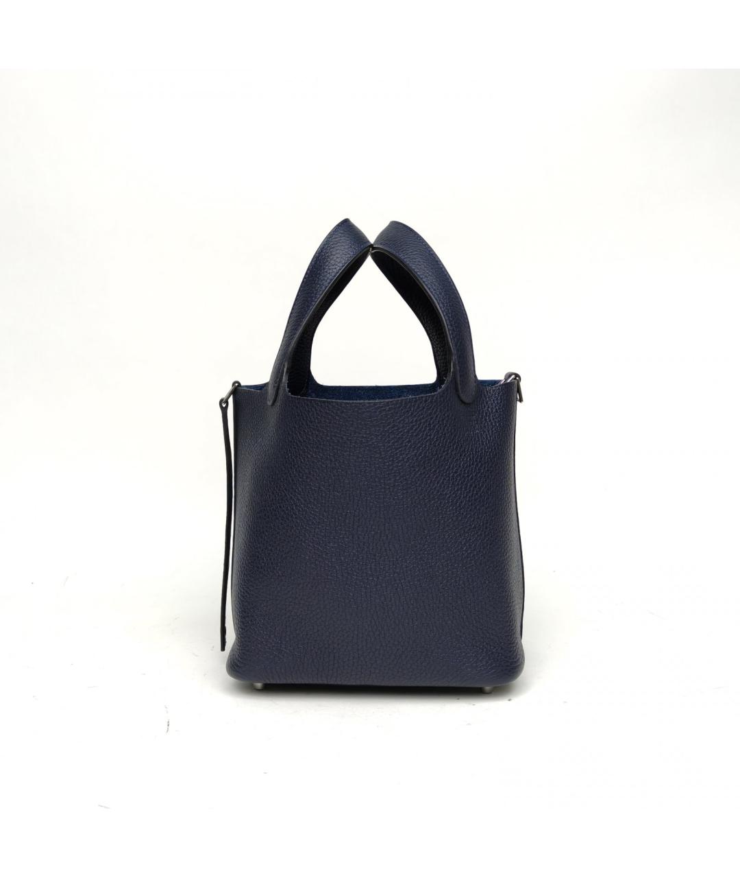 HERMES Черная сумка с короткими ручками, фото 5