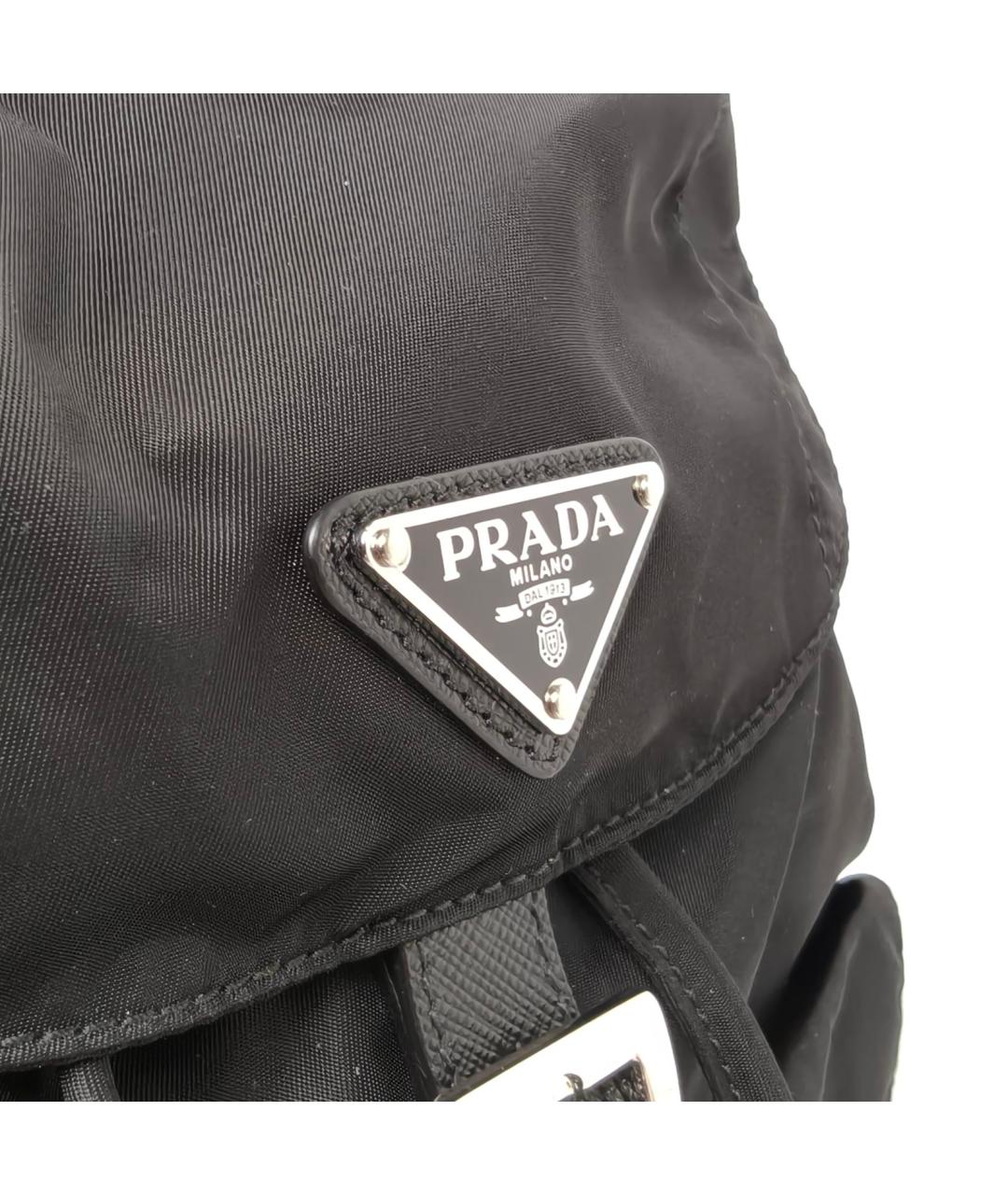 PRADA Черный рюкзак, фото 7