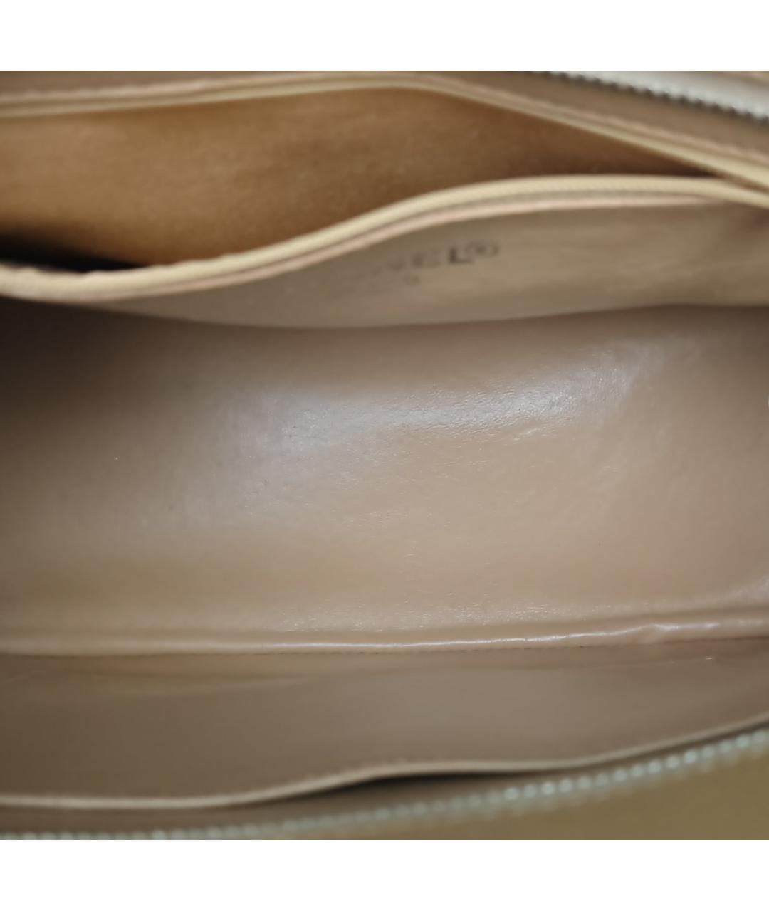 CHANEL Бежевая кожаная сумка тоут, фото 8