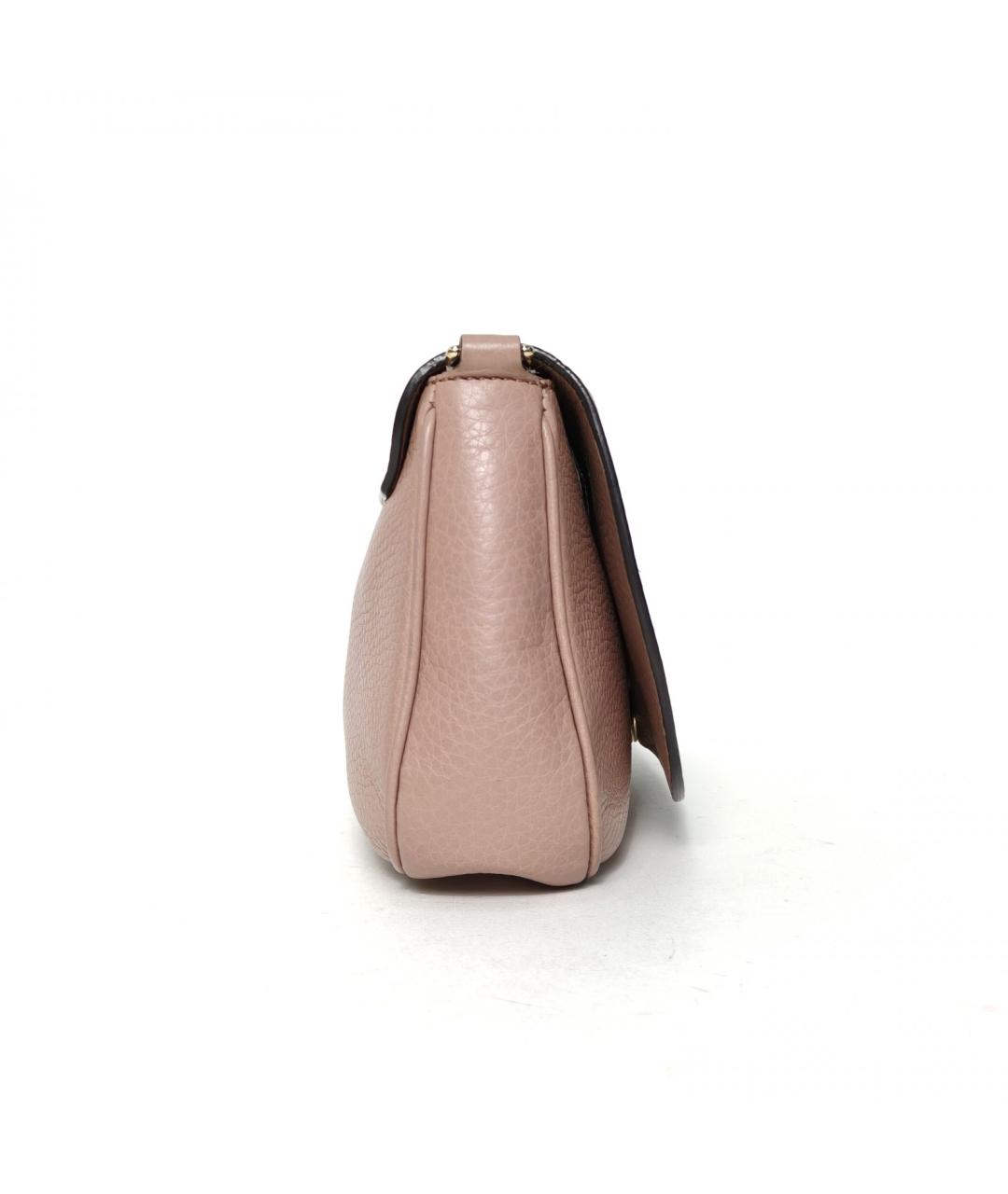 GUCCI Розовая кожаная сумка через плечо, фото 5