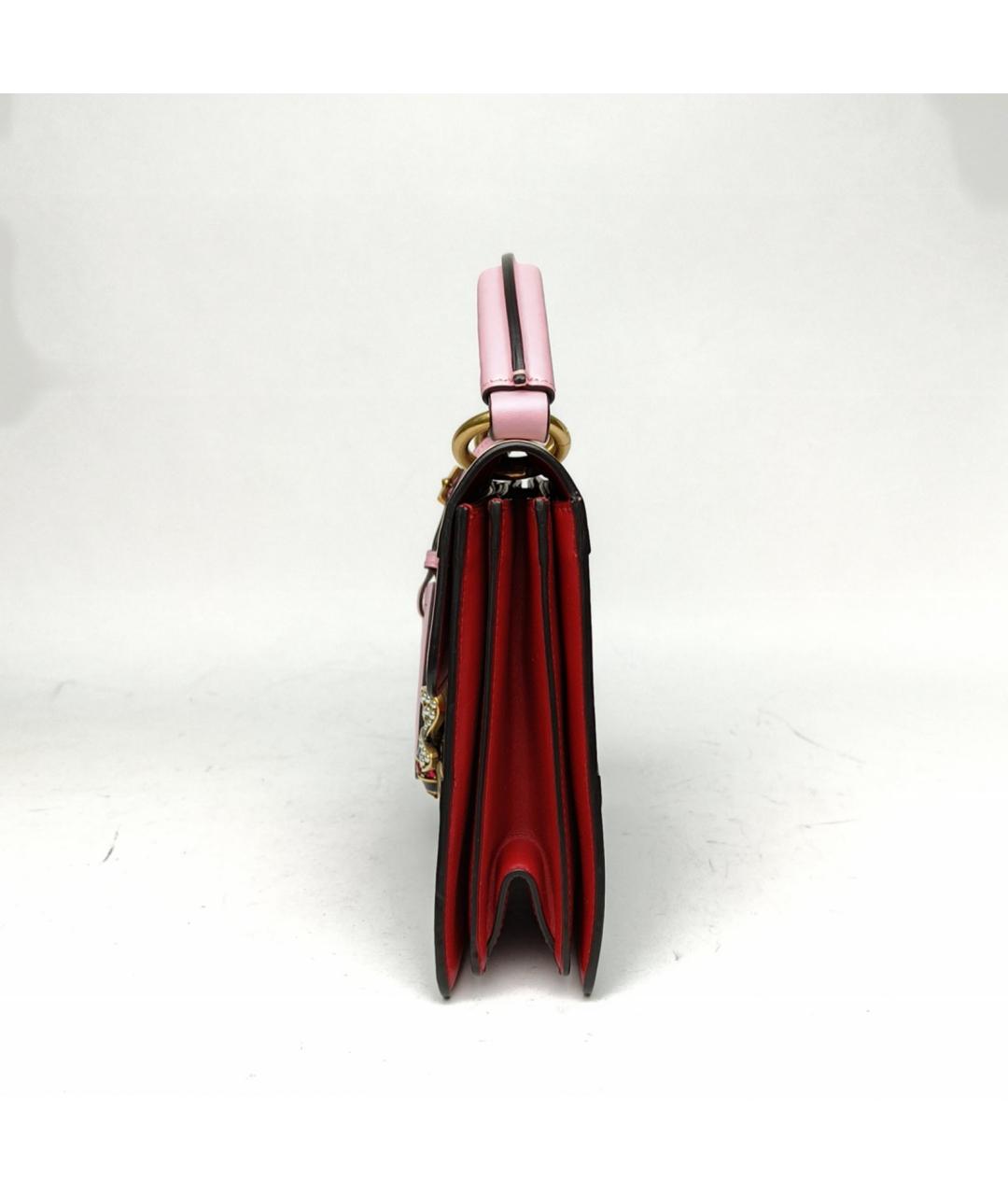 GUCCI Кожаная сумка с короткими ручками, фото 3