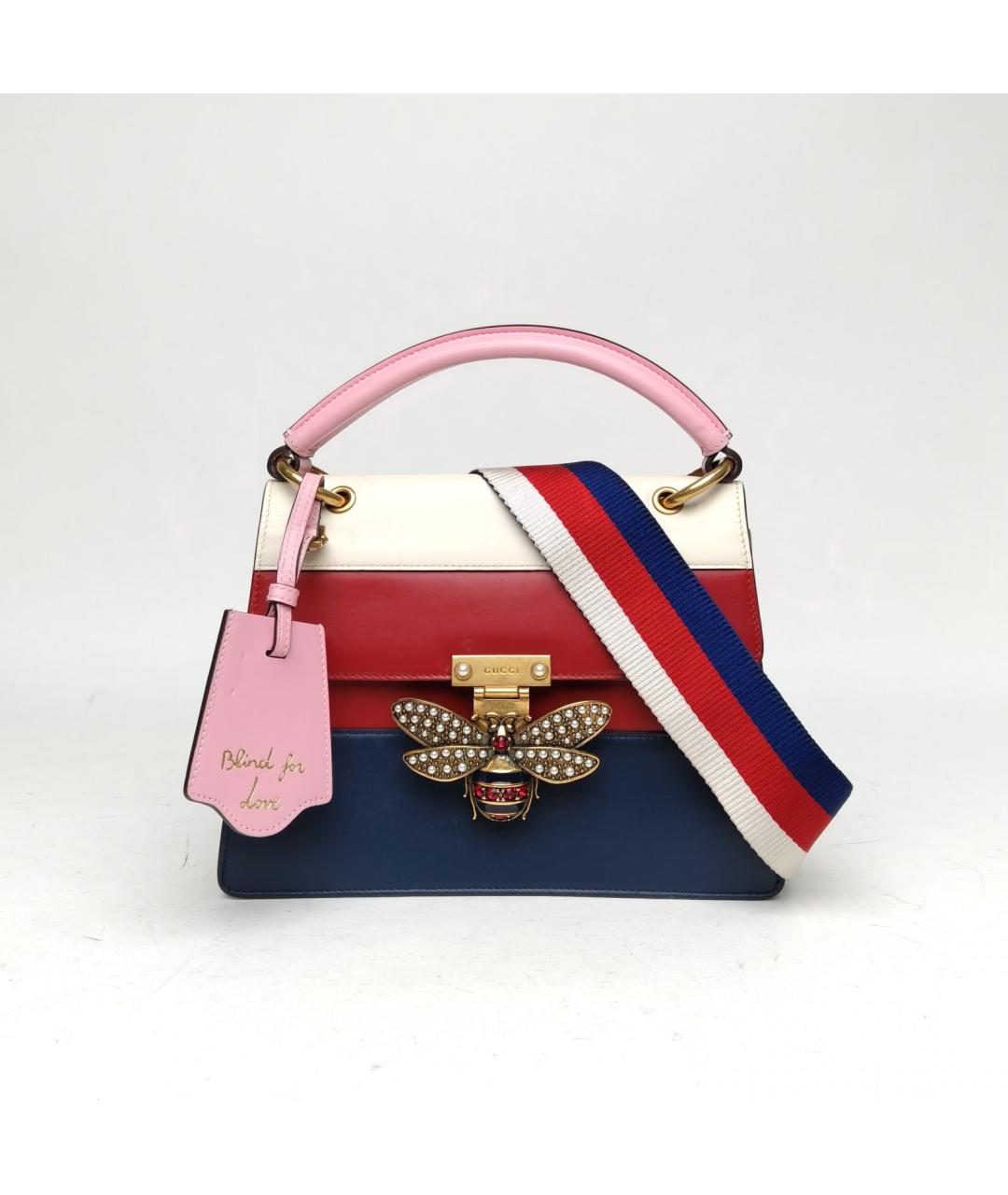 GUCCI Кожаная сумка с короткими ручками, фото 2