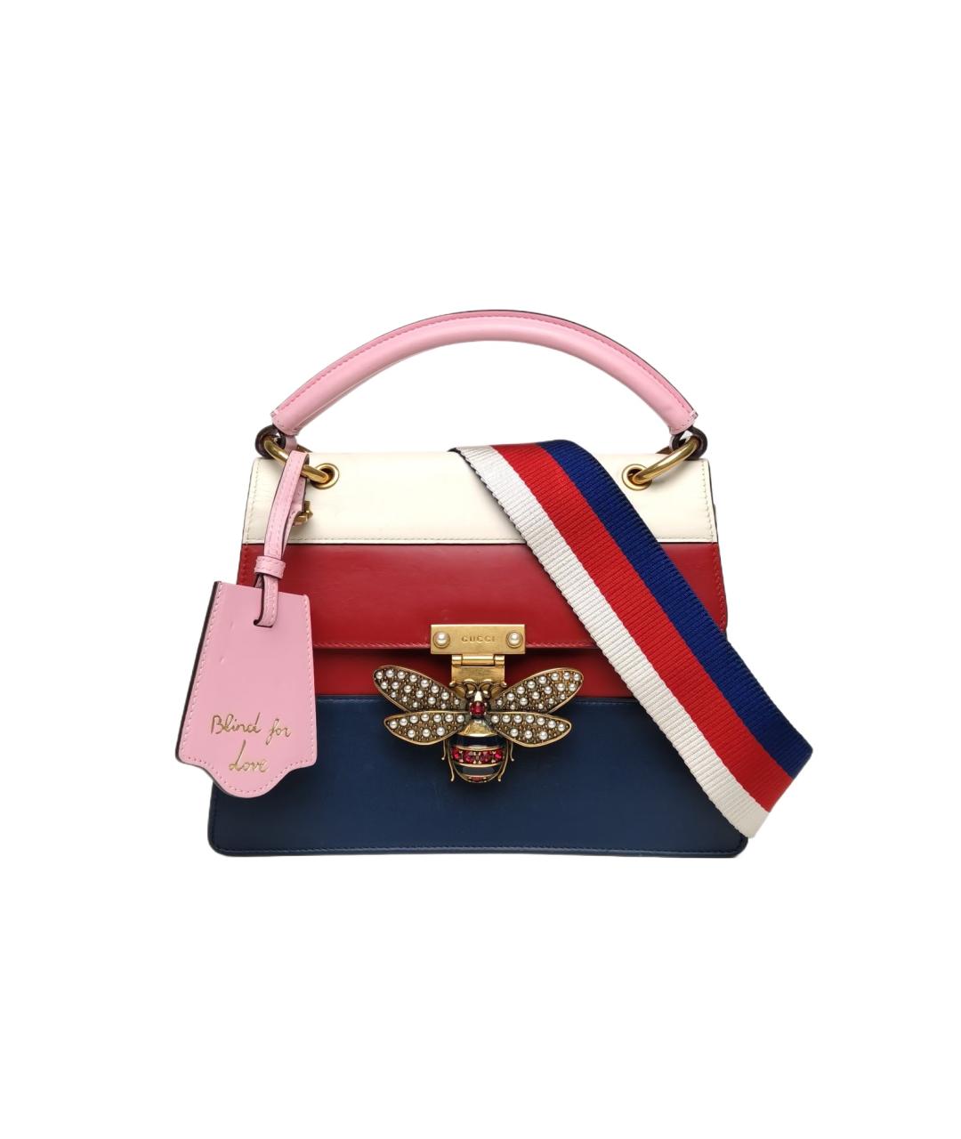 GUCCI Кожаная сумка с короткими ручками, фото 10