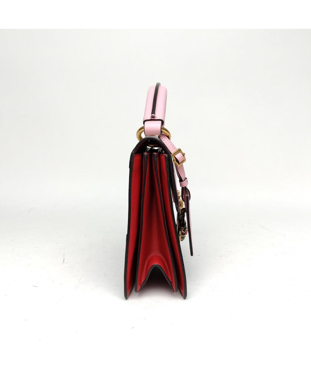 GUCCI Кожаная сумка с короткими ручками, фото 5