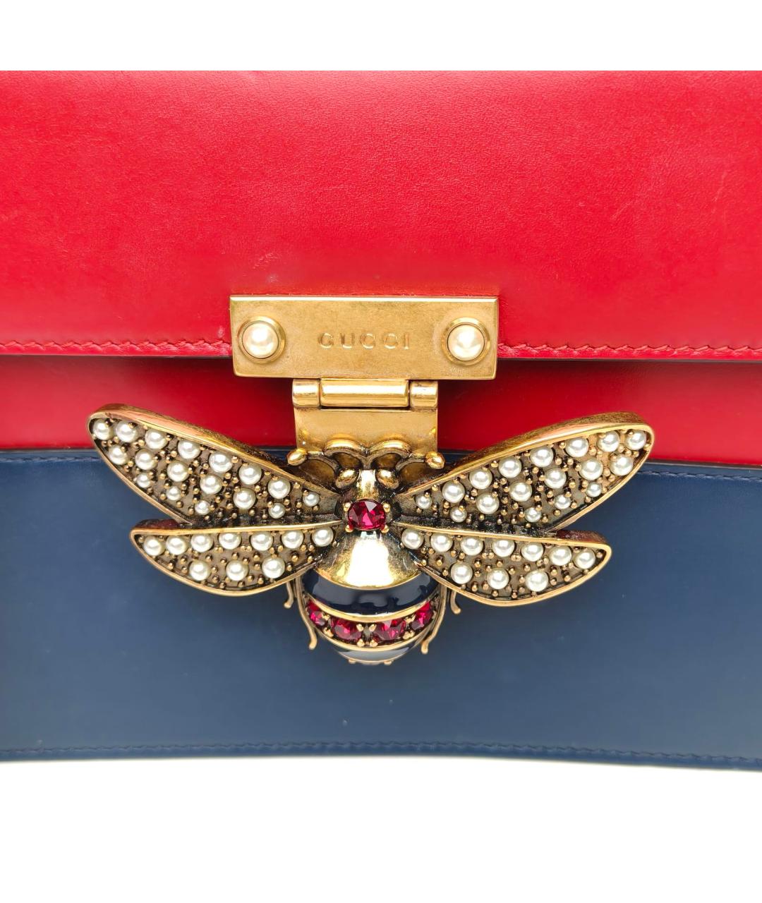 GUCCI Кожаная сумка с короткими ручками, фото 8