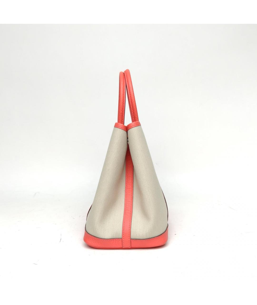 HERMES Оранжевая сумка с короткими ручками, фото 3