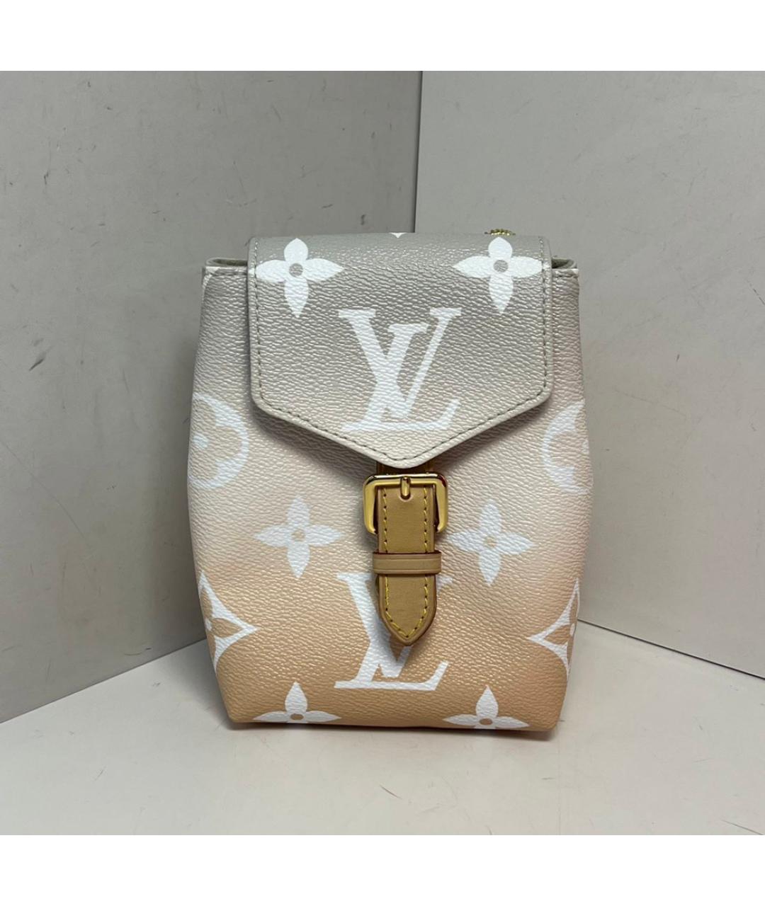 LOUIS VUITTON Бежевый рюкзак, фото 8