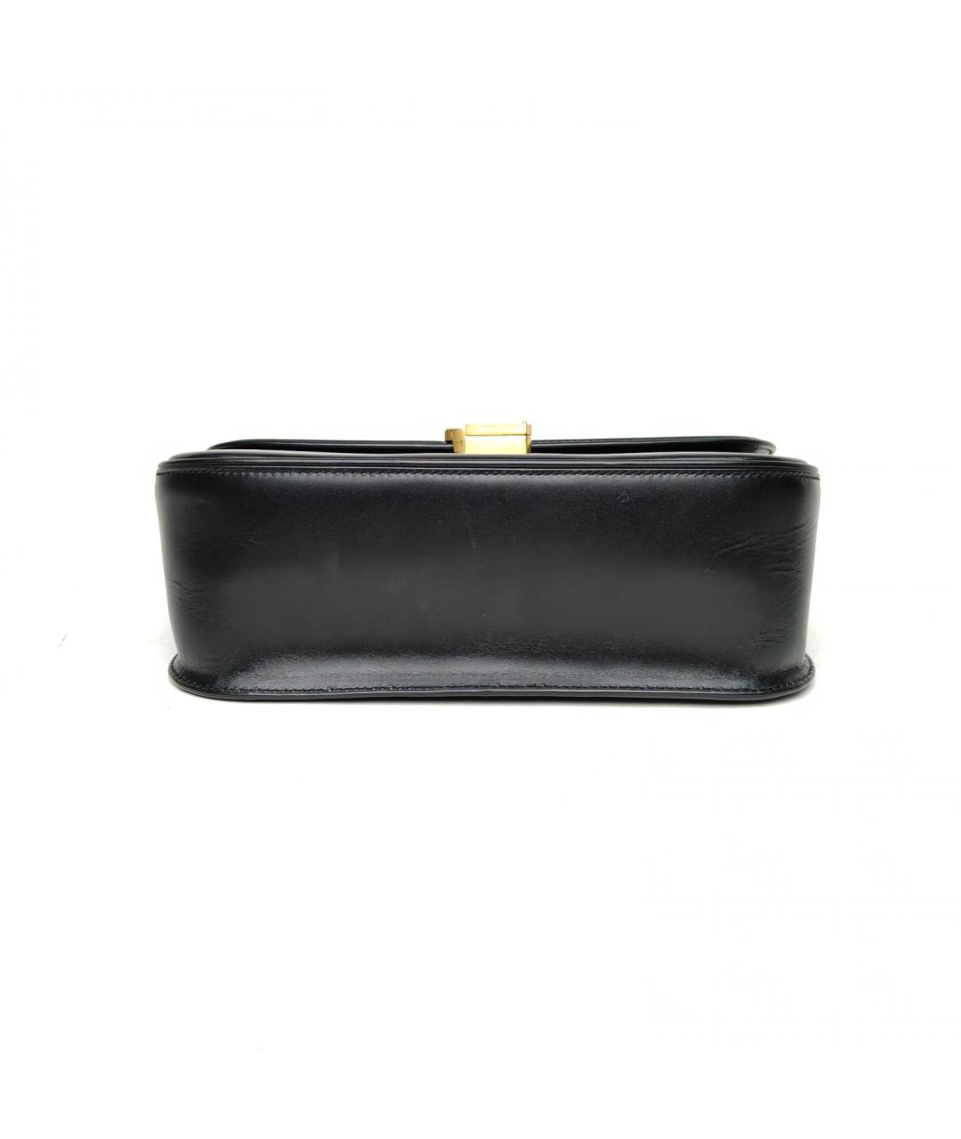 SAINT LAURENT Черная кожаная сумка через плечо, фото 6