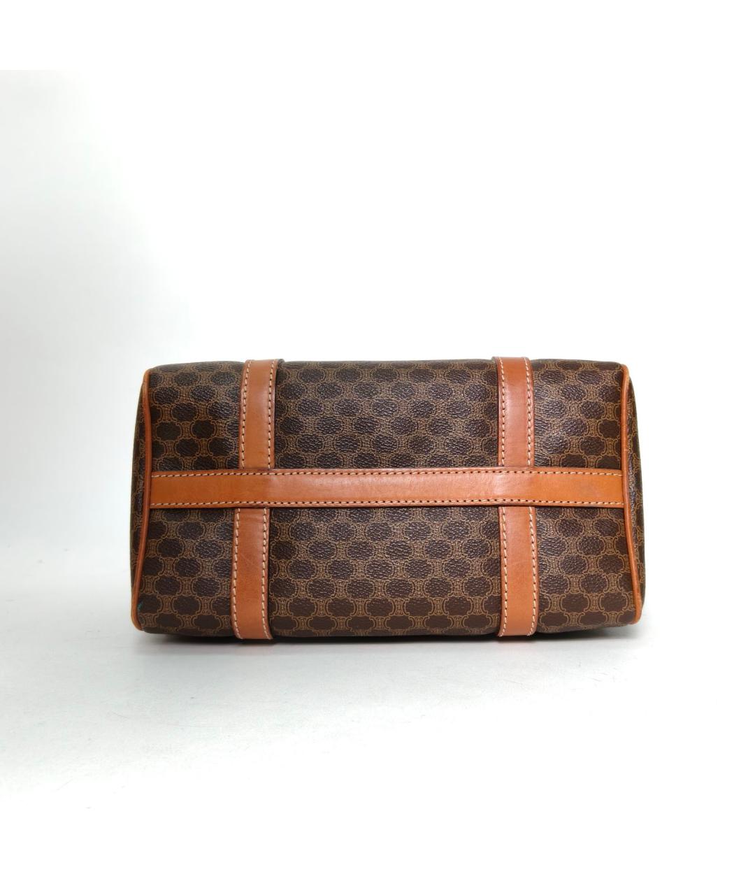 CELINE Коричневая сумка с короткими ручками, фото 6