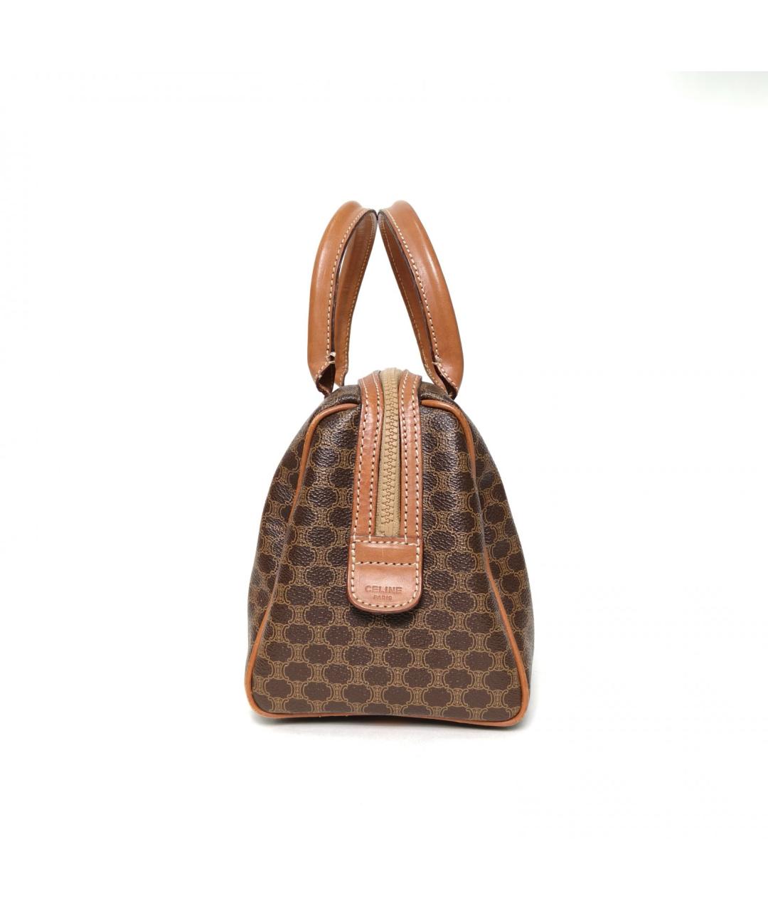 CELINE Коричневая сумка с короткими ручками, фото 3