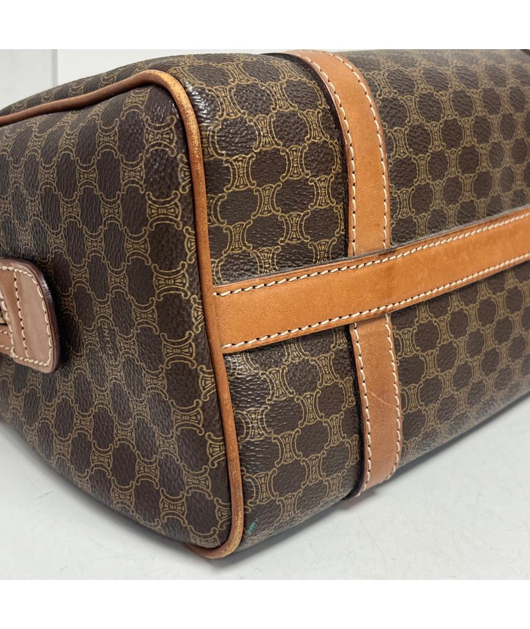 CELINE Коричневая сумка с короткими ручками, фото 9