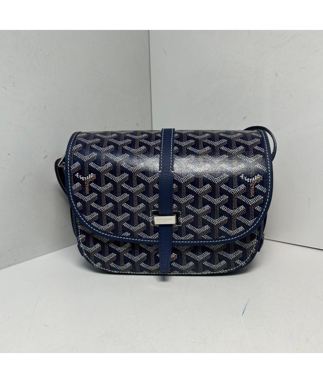 GOYARD Синяя сумка через плечо, фото 9