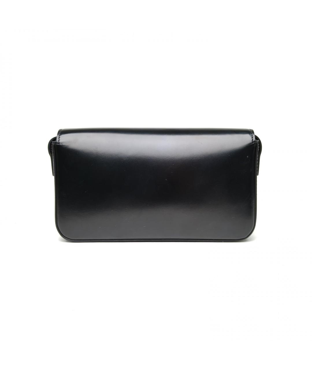 CELINE Черная кожаная сумка через плечо, фото 4
