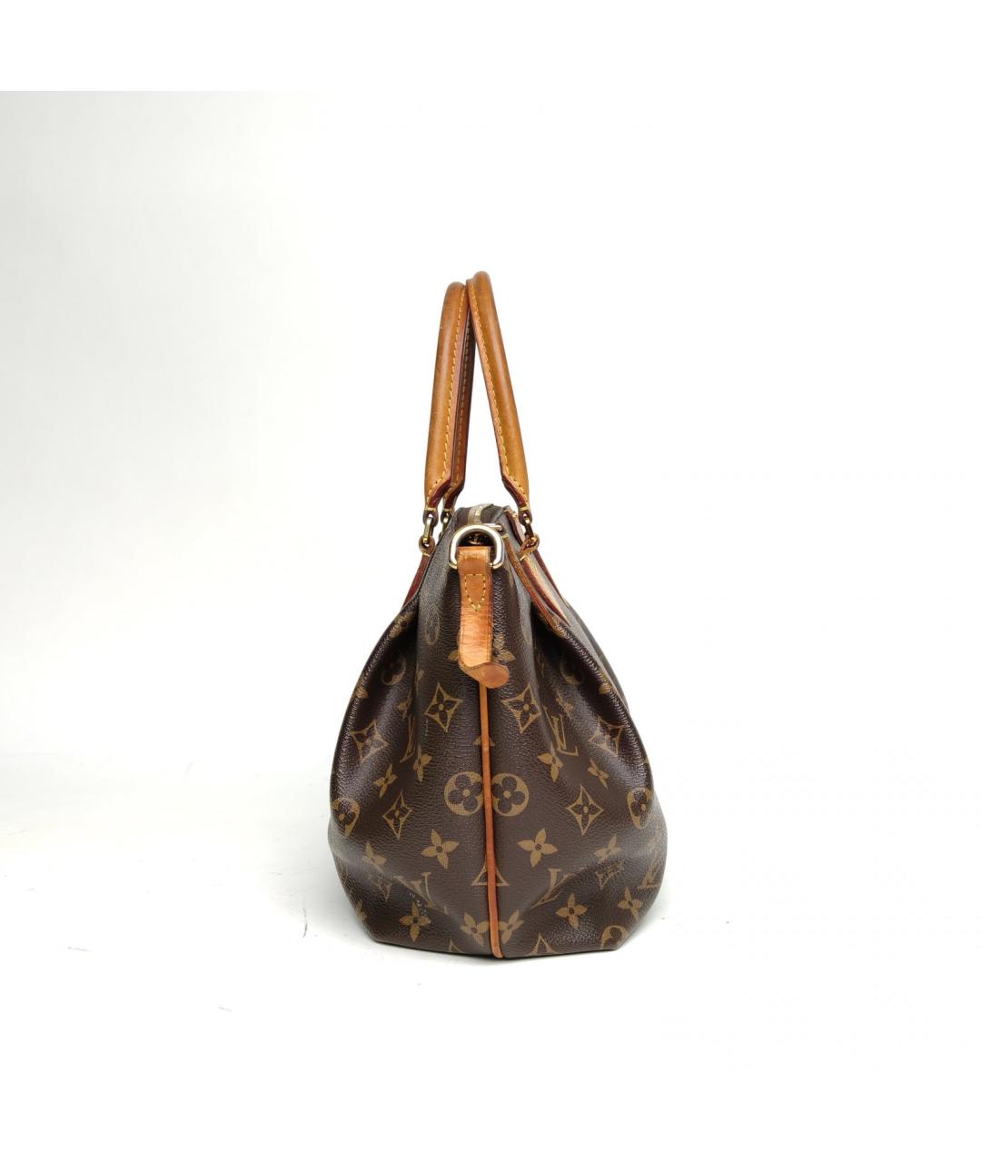 LOUIS VUITTON Коричневая сумка тоут, фото 5