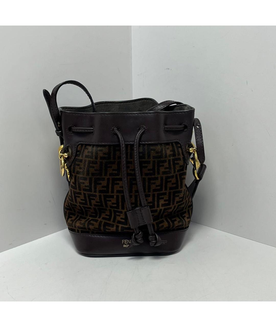 FENDI Коричневая сумка через плечо, фото 9
