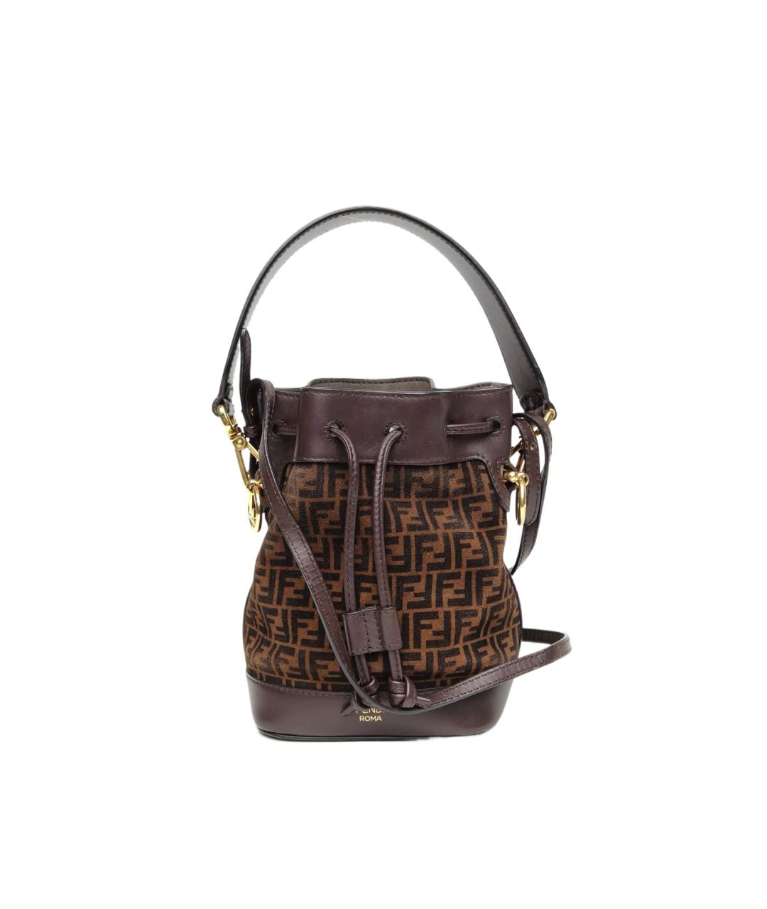 FENDI Коричневая сумка через плечо, фото 10