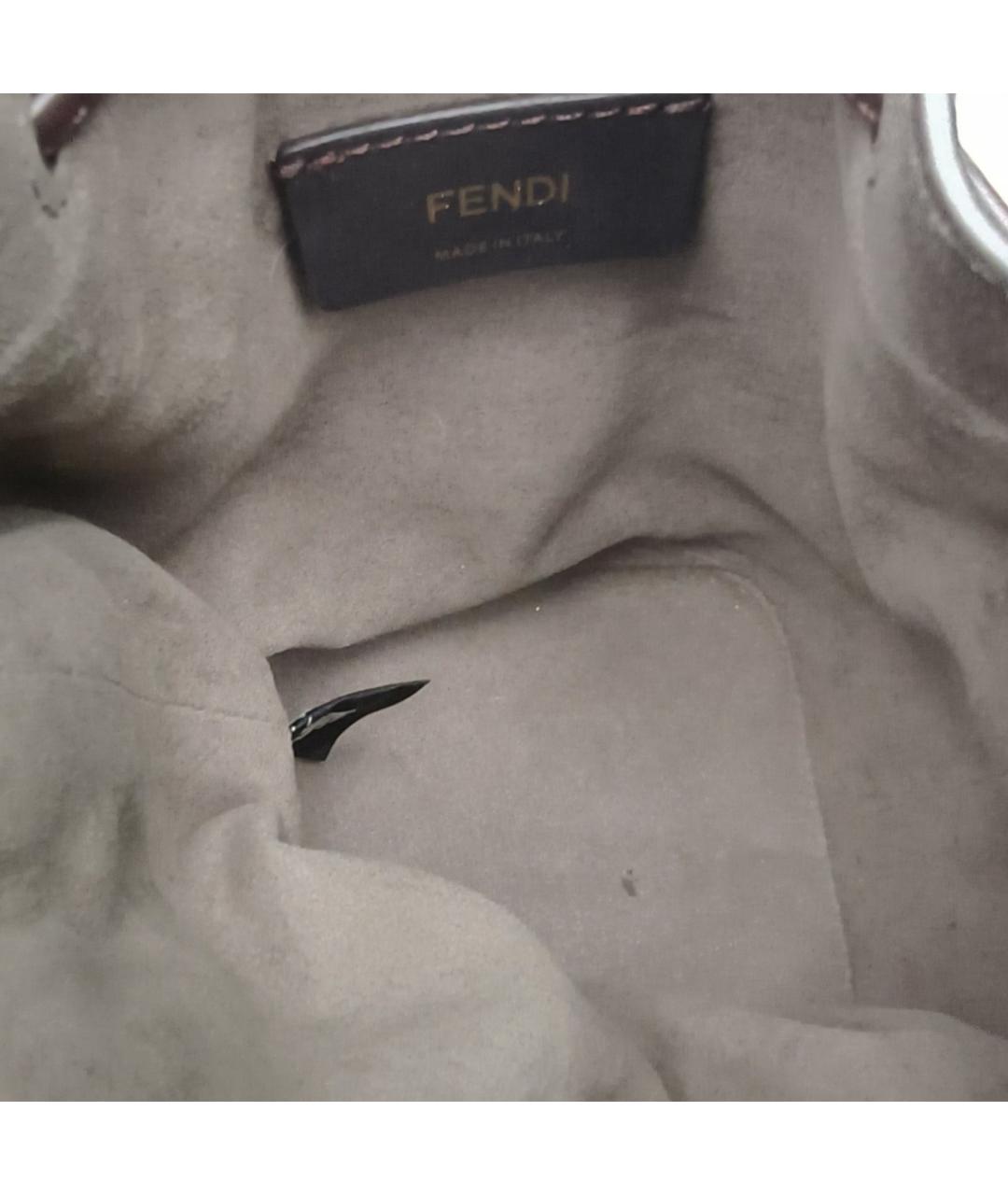 FENDI Коричневая сумка через плечо, фото 7