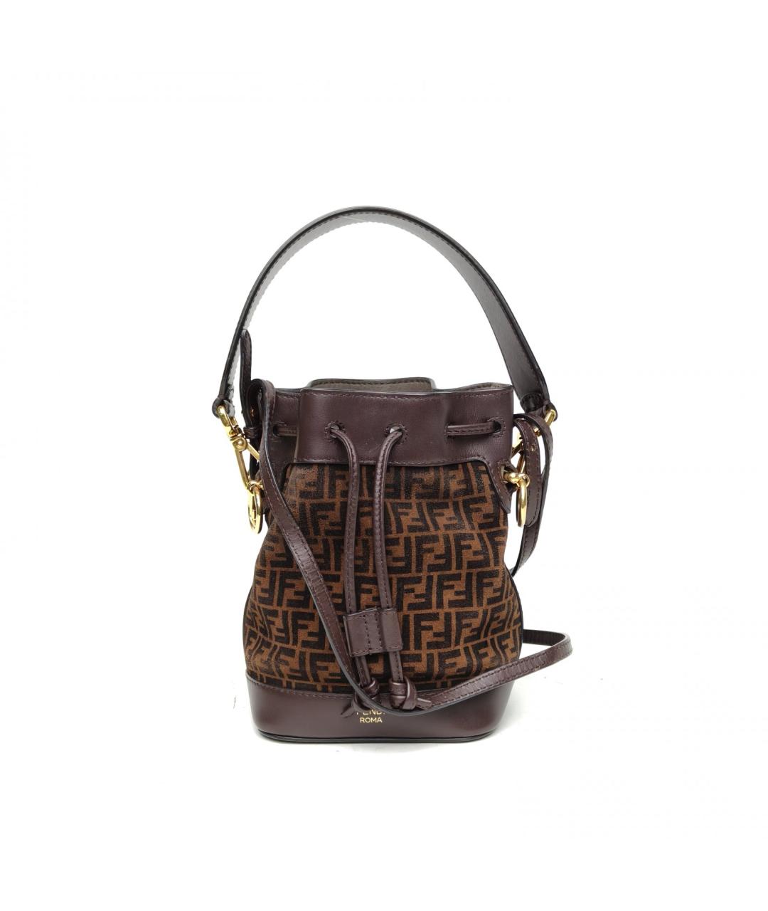 FENDI Коричневая сумка через плечо, фото 2