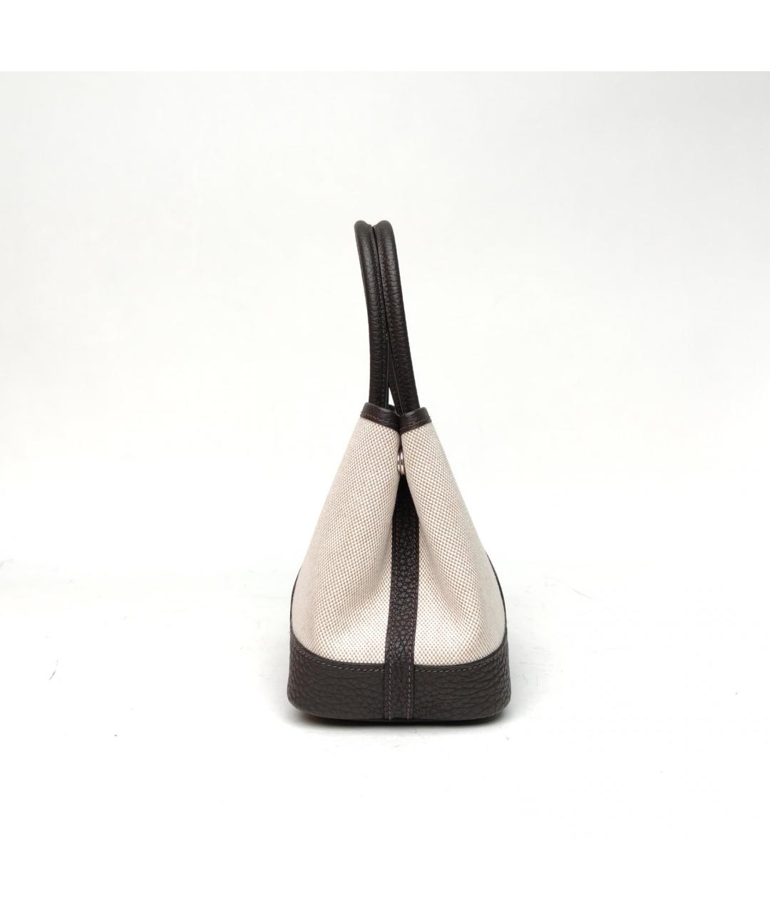 HERMES Бежевая сумка с короткими ручками, фото 5