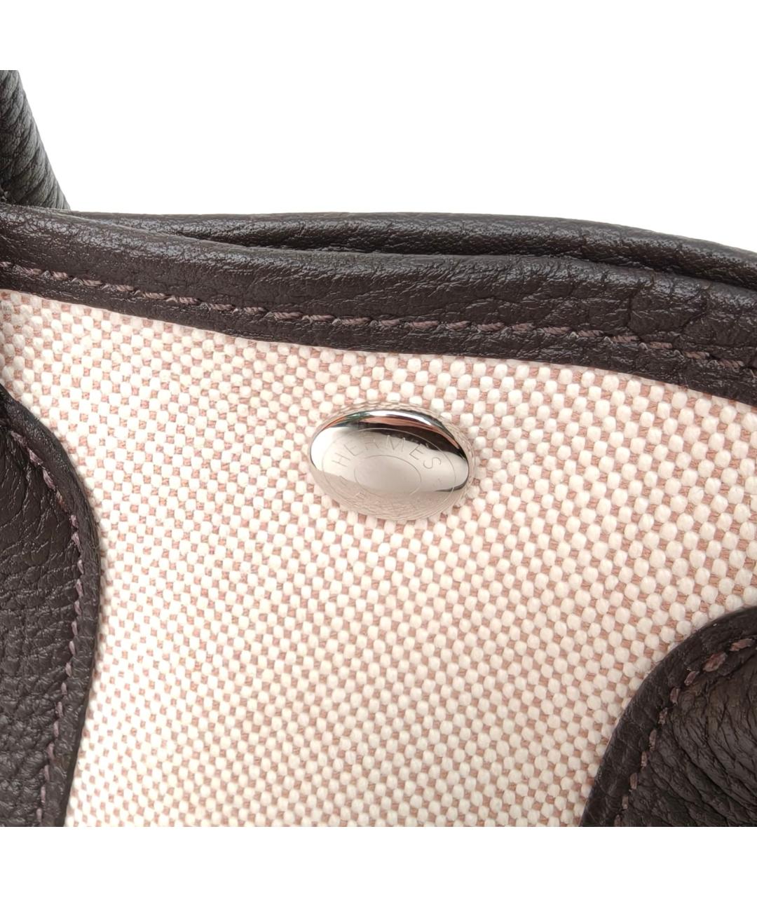 HERMES Бежевая сумка с короткими ручками, фото 8