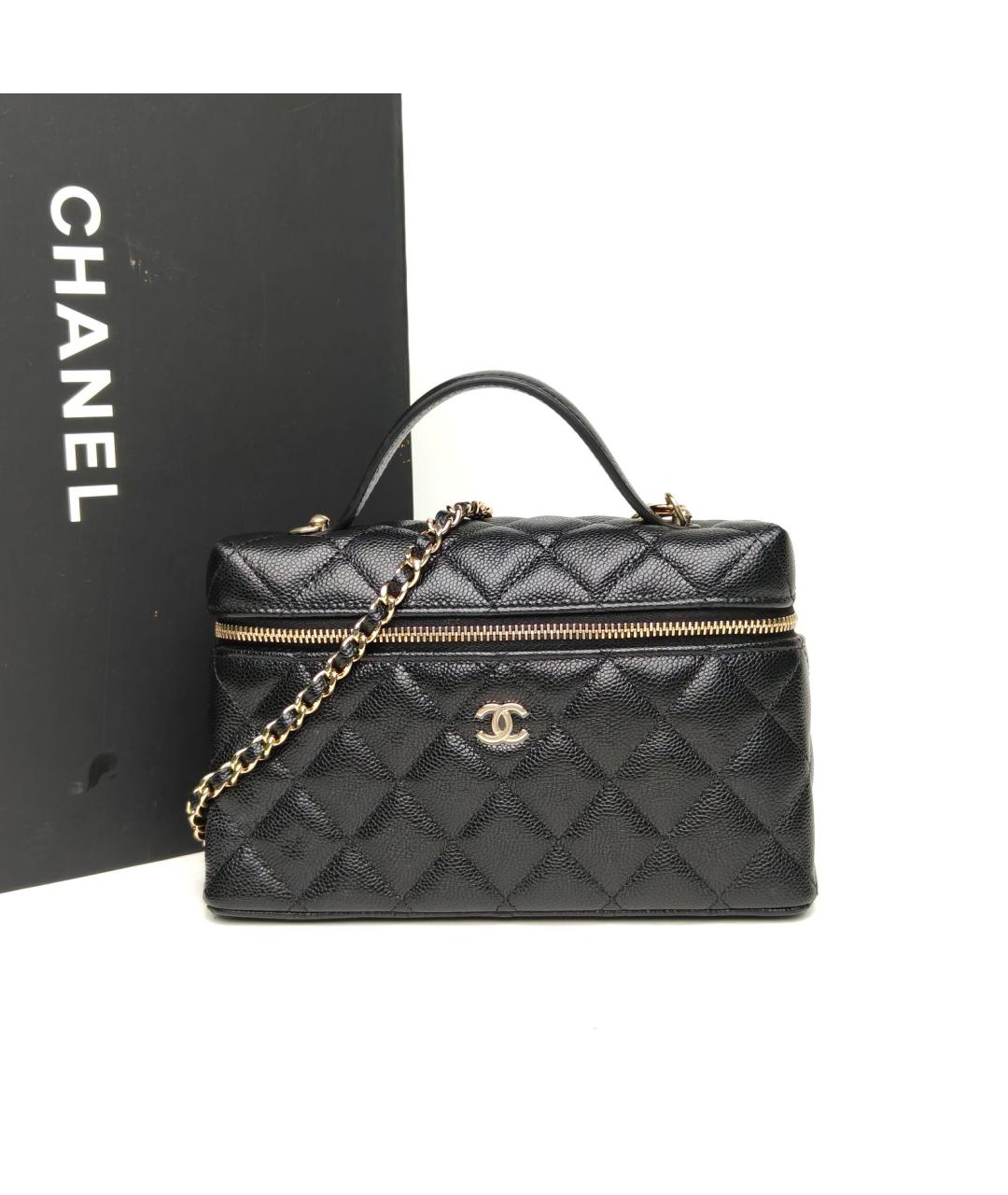 CHANEL Черная сумка через плечо, фото 9