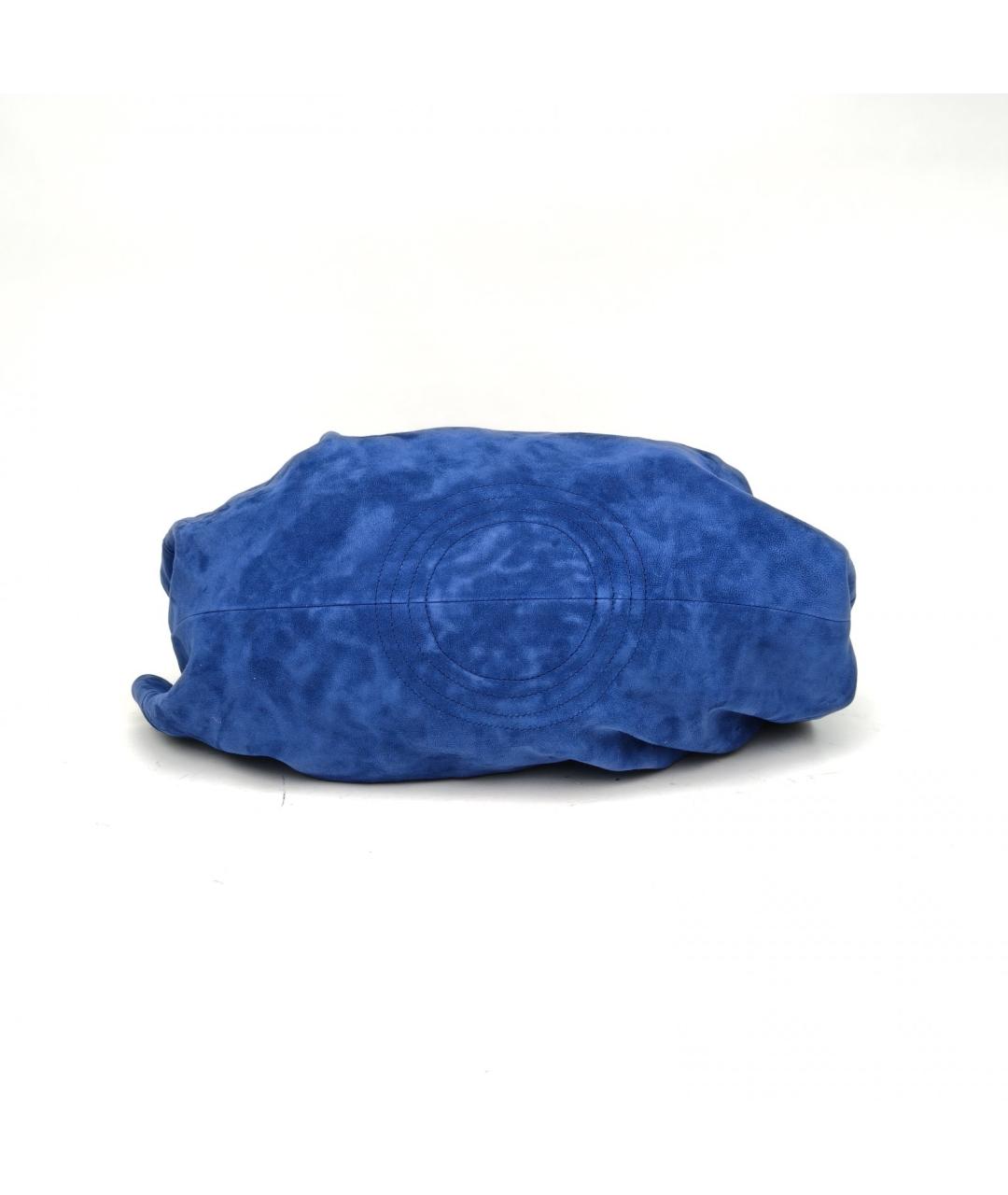 LOEWE Синяя замшевая сумка через плечо, фото 5