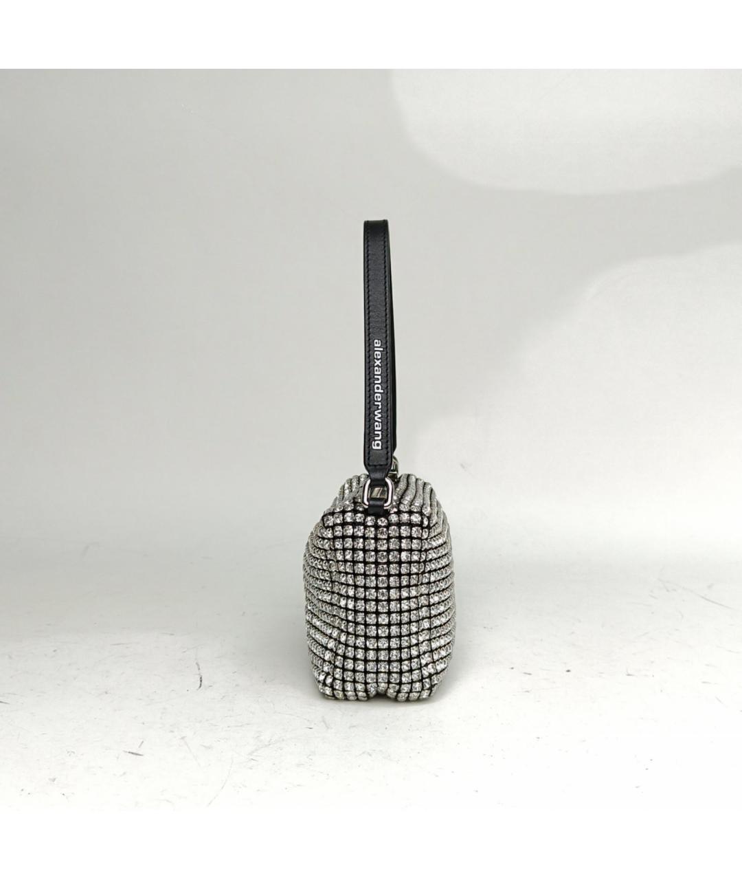 ALEXANDER WANG Серебряная сумка с короткими ручками, фото 3