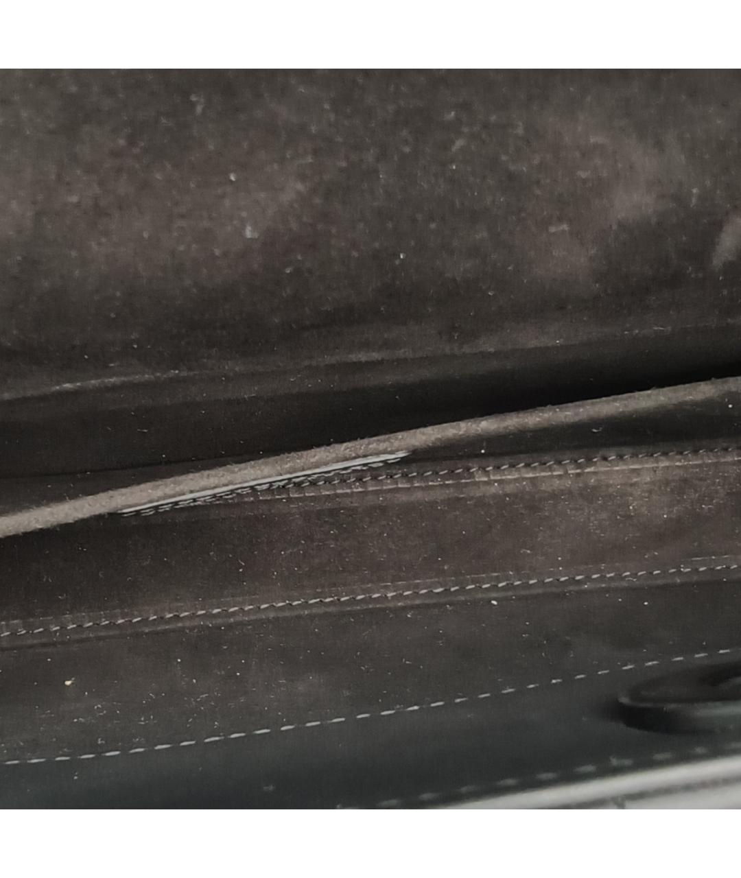 CHRISTIAN DIOR Черная кожаная сумка через плечо, фото 8