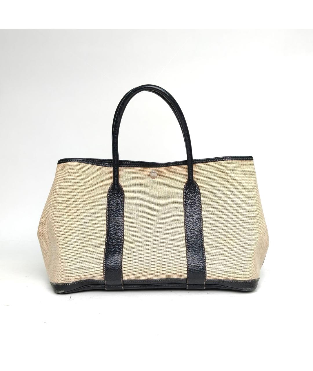 HERMES Черная сумка с короткими ручками, фото 2