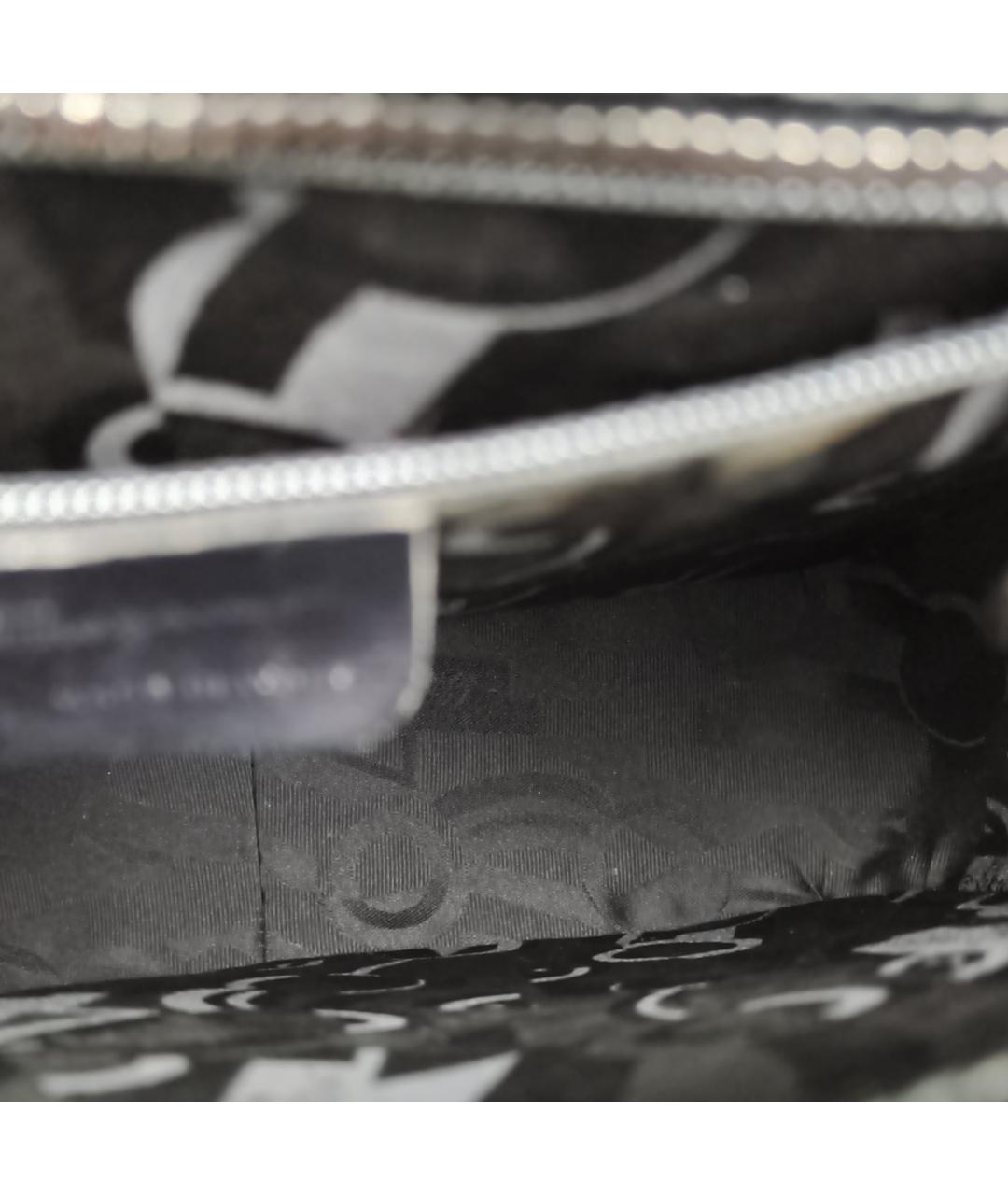 FERRAGAMO Черная кожаная сумка через плечо, фото 7