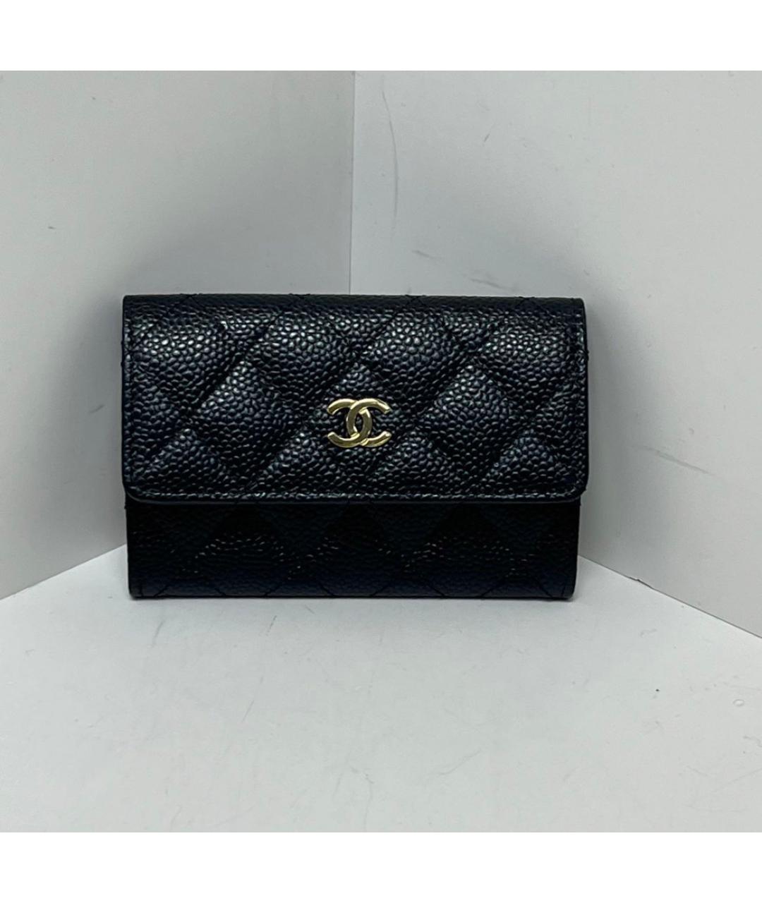 CHANEL Черный кошелек, фото 8