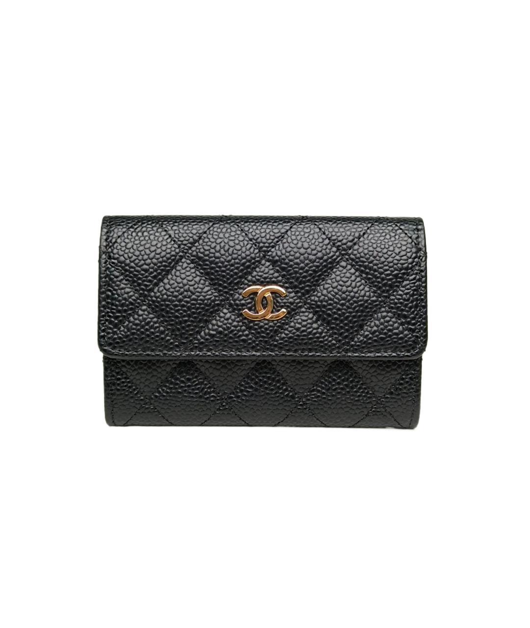 CHANEL Черный кошелек, фото 10