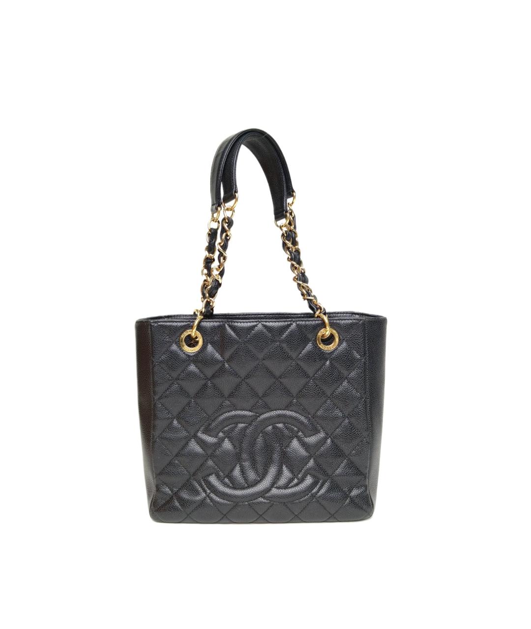 CHANEL Черная сумка тоут, фото 10