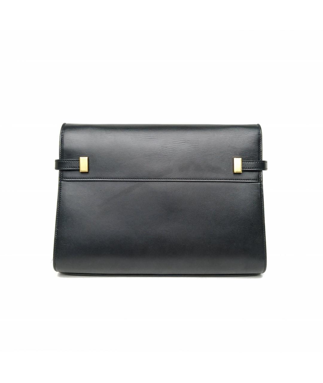 SAINT LAURENT Черная кожаная сумка через плечо, фото 8