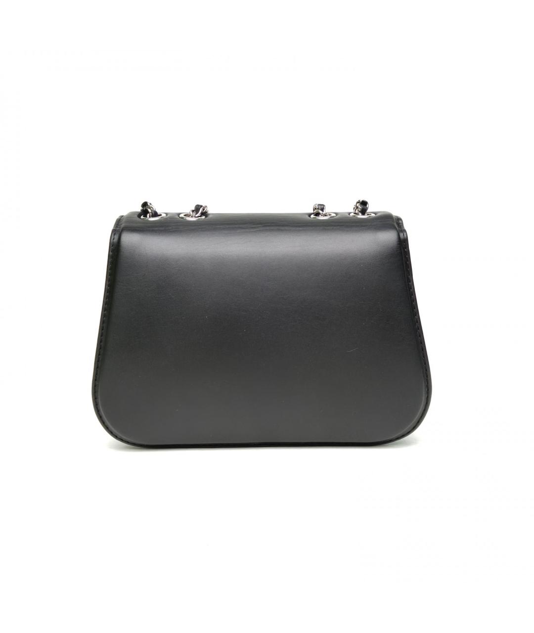 CHANEL Черная кожаная сумка через плечо, фото 4