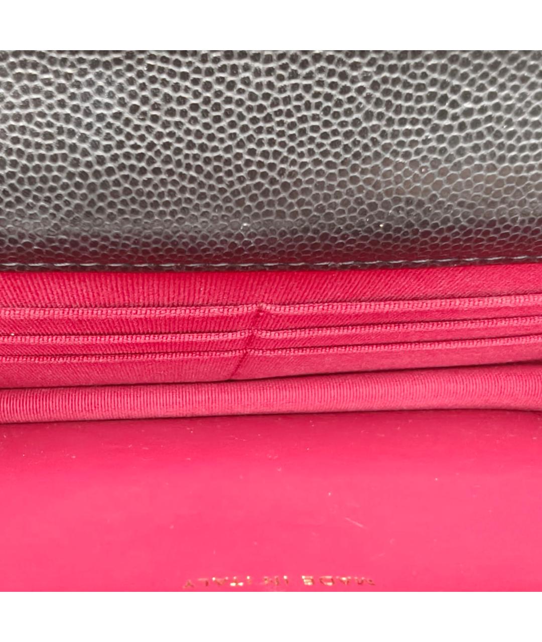 CHANEL Черная кожаная сумка через плечо, фото 6