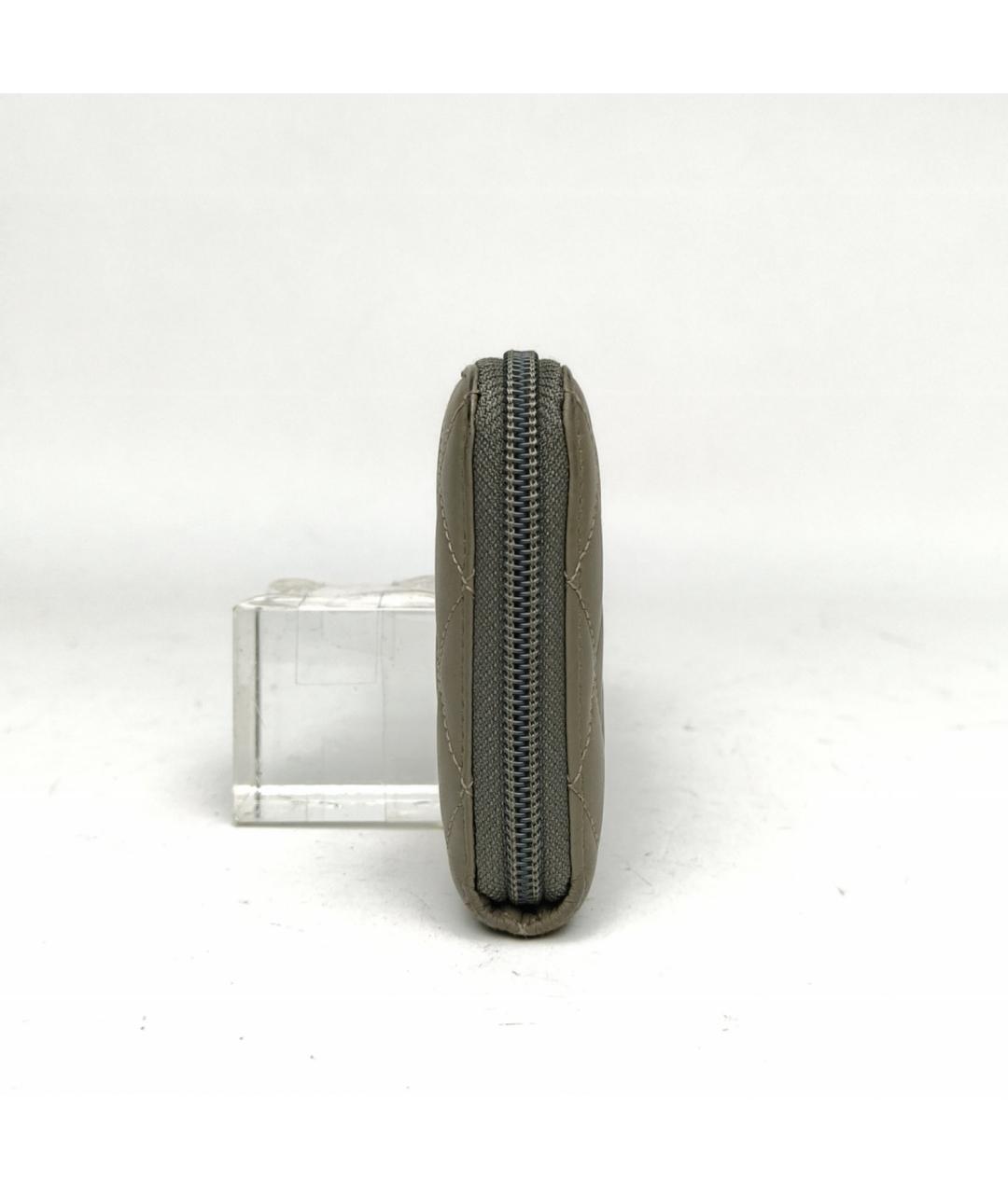 CHANEL Зеленый кошелек, фото 3