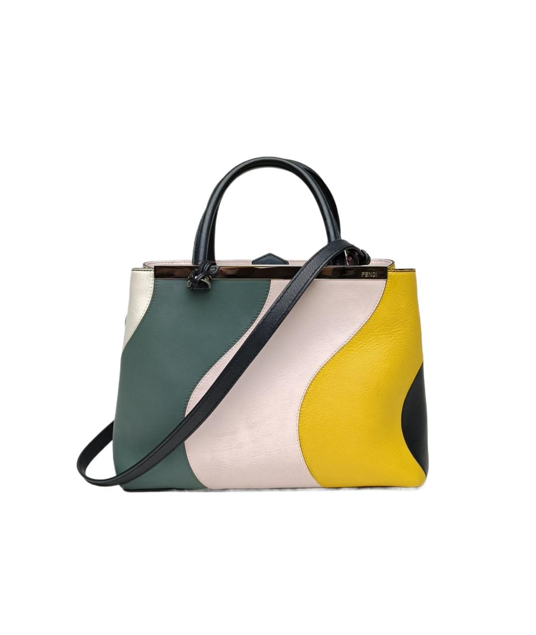 FENDI Кожаная сумка с короткими ручками, фото 10