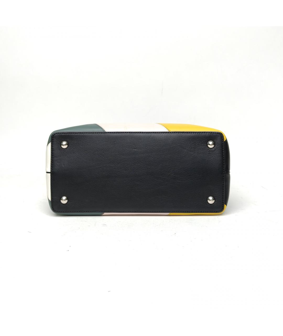 FENDI Кожаная сумка с короткими ручками, фото 6